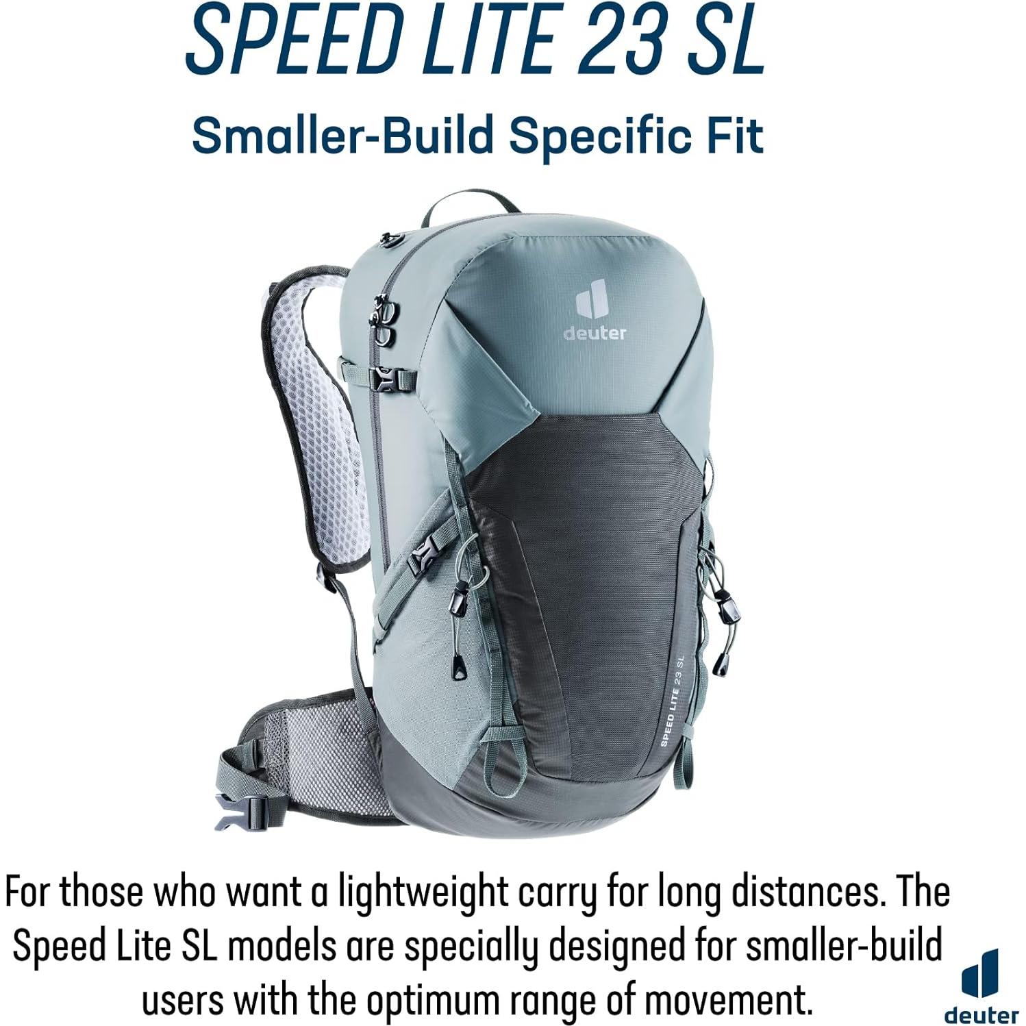 Mochila de Senderismo Deuter Speed Lite 23L SL Femenina Estaño