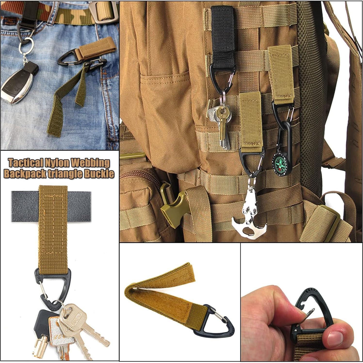 Mochila de Senderismo 70L Oxford Militar Negra - Impermeable