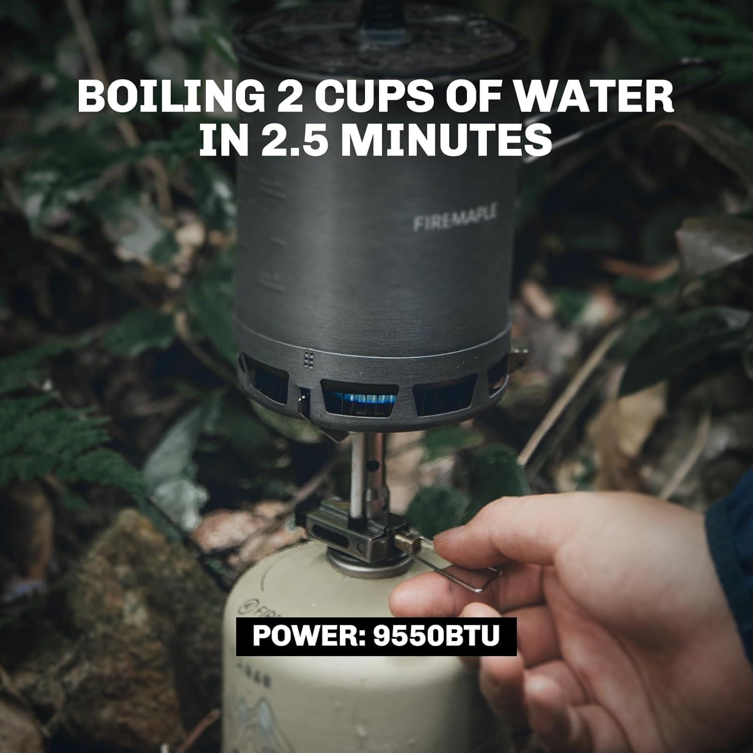 Estufa de Camping Greenpeak 1 - Ultraligera 2800W - Portátil