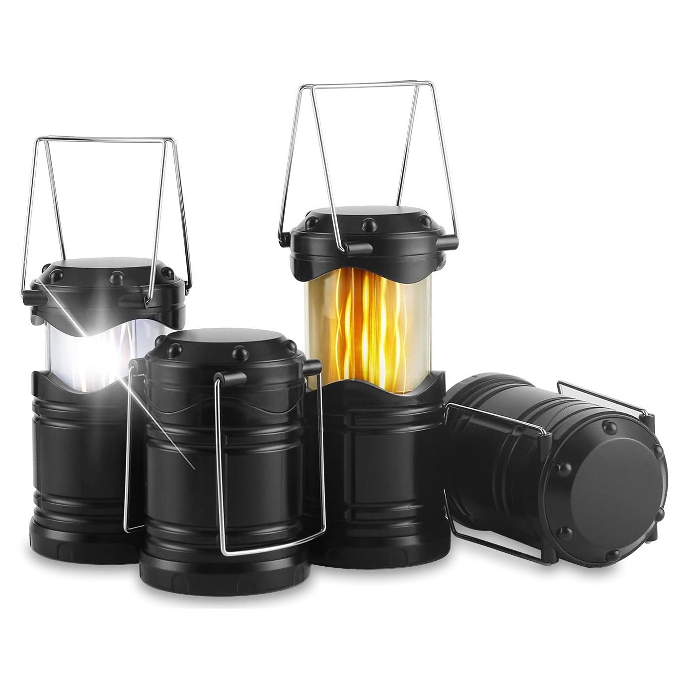 Linterna LED Portátil Lichamp C4BK 30 LEDs 360° Negra