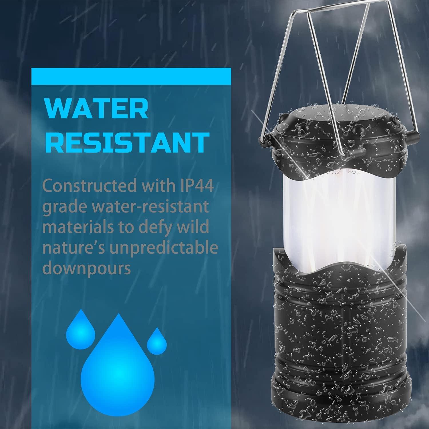 Linterna LED Portátil Lichamp C4BK 30 LEDs 360° Negra