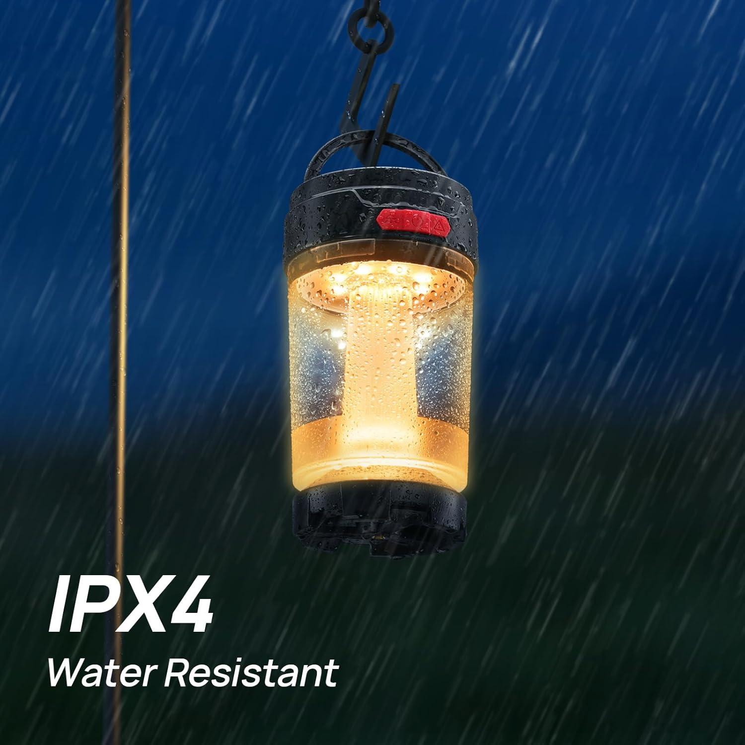 Linterna de Camping LED Consciot C10 Recargable USB-C 425 Lúmenes