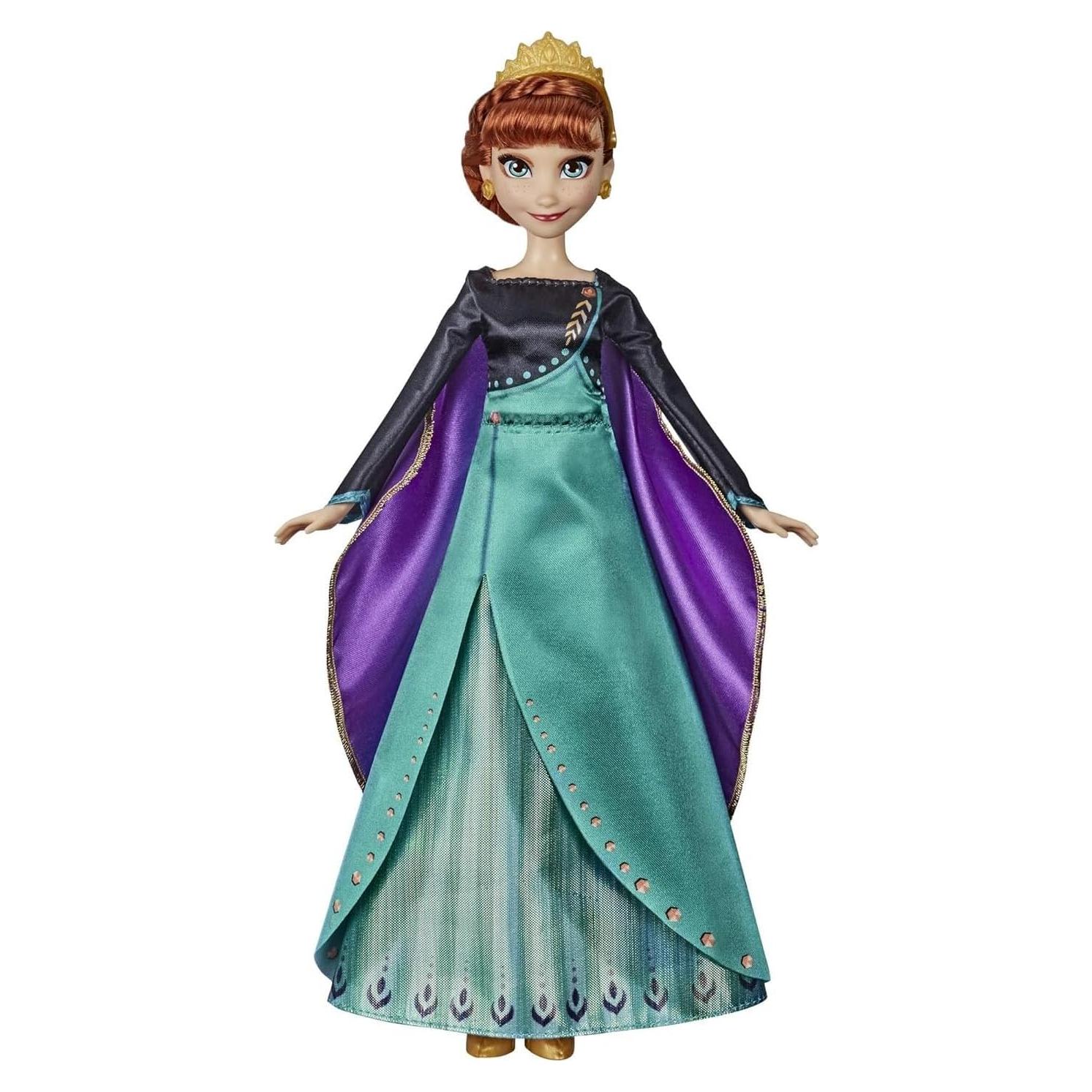 Muñeca Cantante Anna Disney Frozen 2 con Vestido y Accesorios