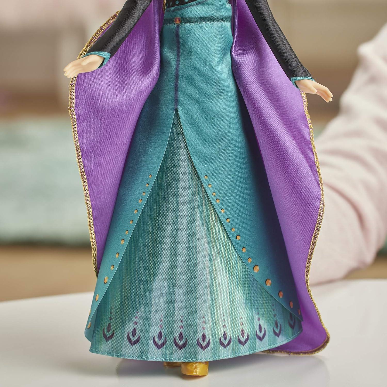 Muñeca Cantante Anna Disney Frozen 2 con Vestido y Accesorios