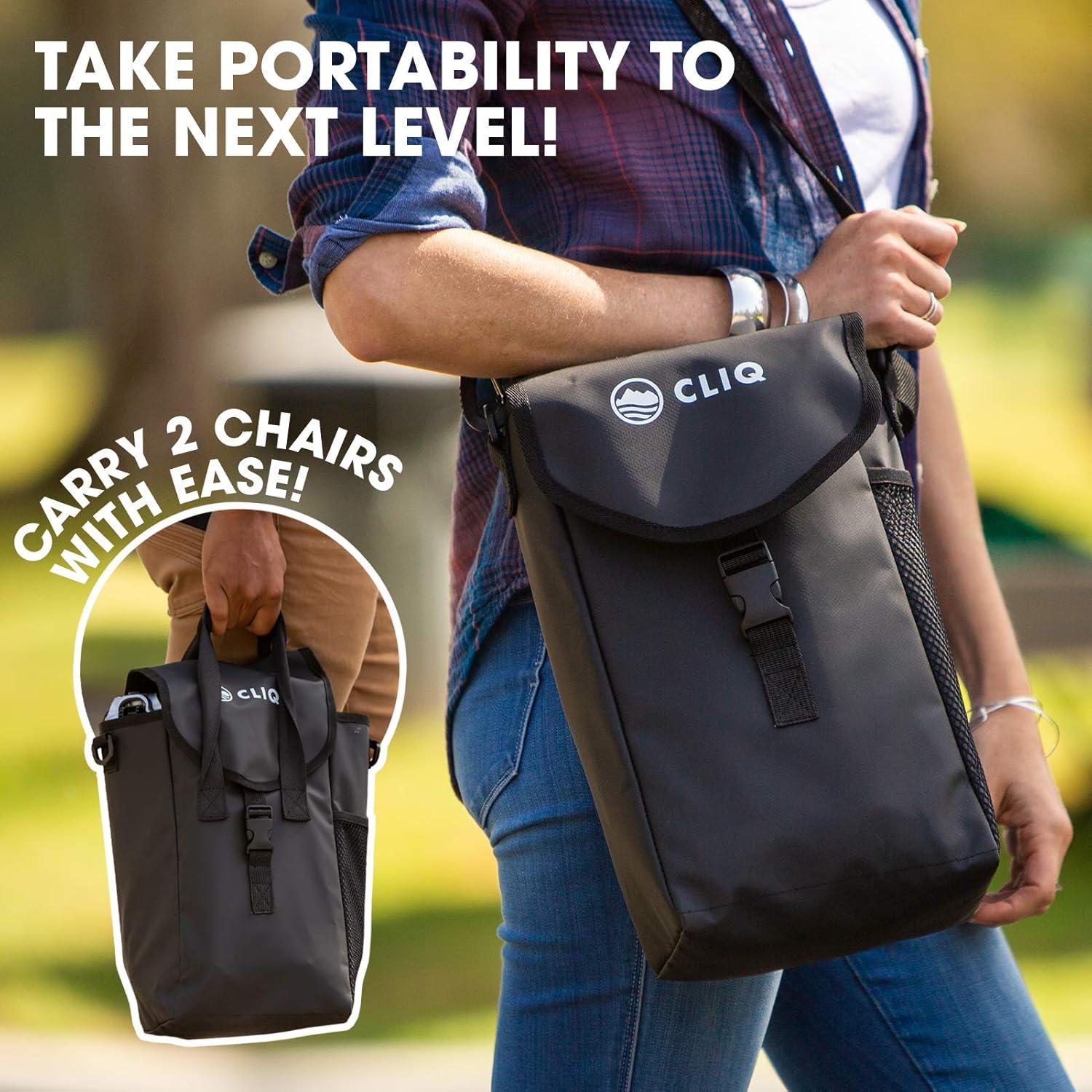 Bolsa Impermeable CLIQ para 2 Sillas Plegables - Ligera y Compacta