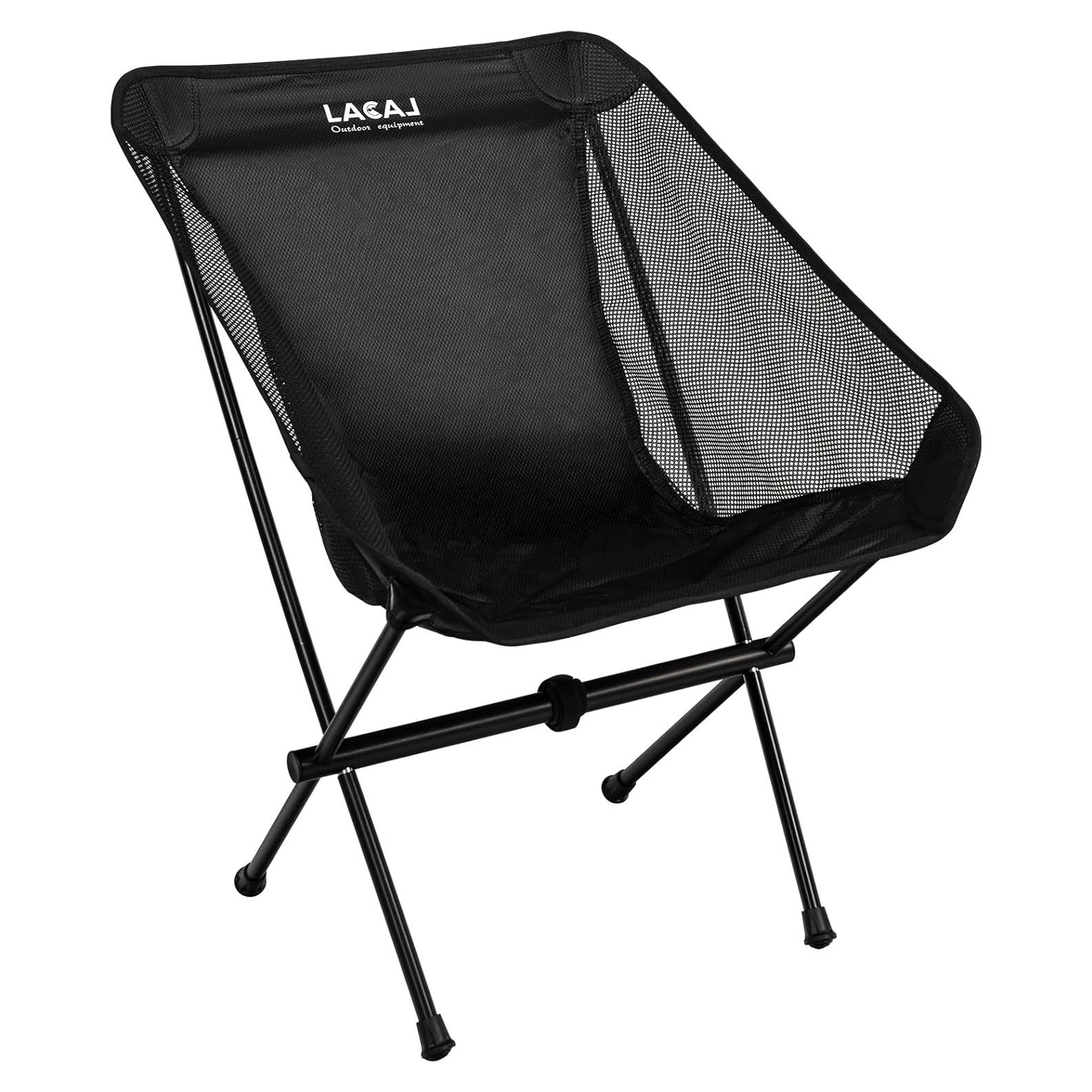 Silla de Camping Plegable G2 GO2GETHER LFC03-1-2 Negra 150kg