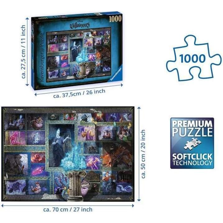 Rompecabezas Ravensburger Disney Villainous Hades 1000 Piezas
