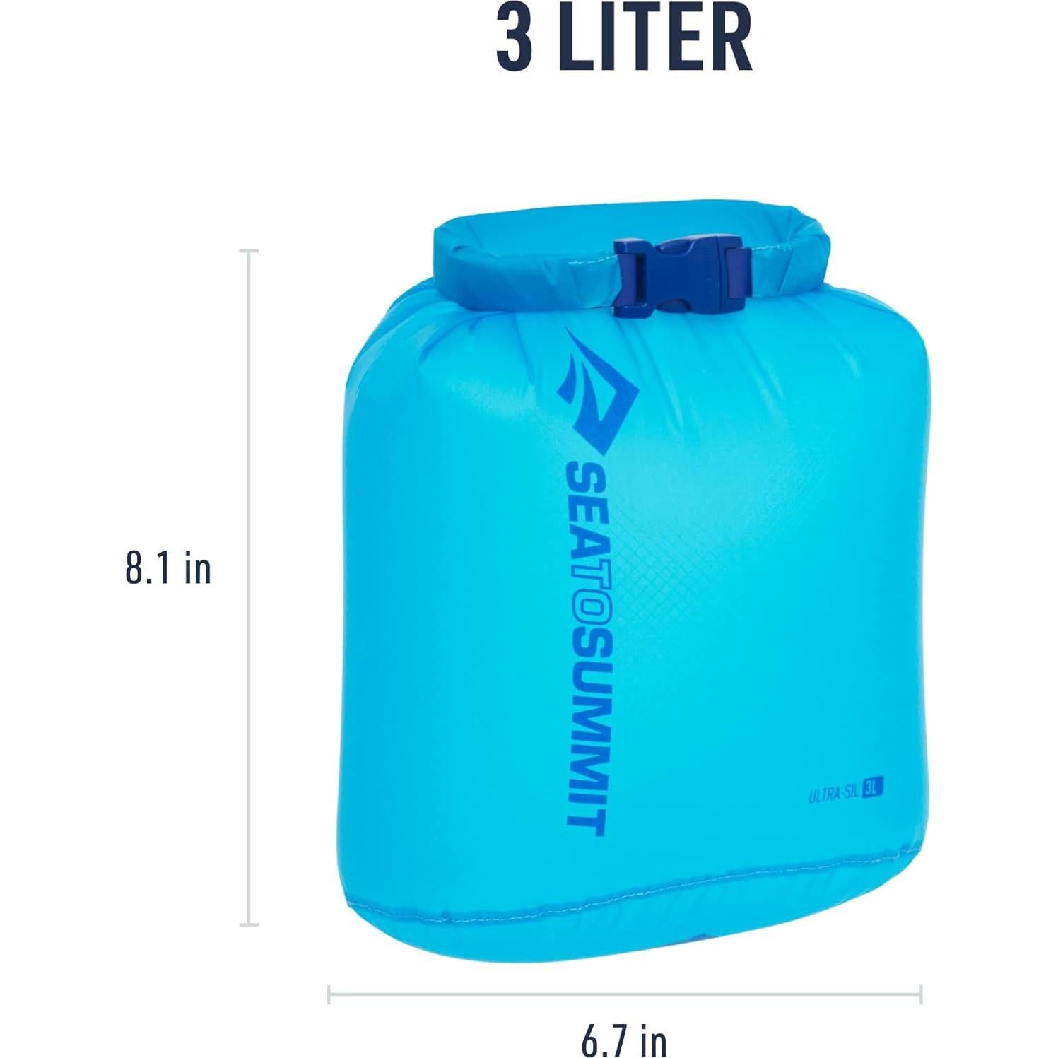 Saco Estanco Ultra-Sil 3L Sea to Summit Azul Atoll Impermeable