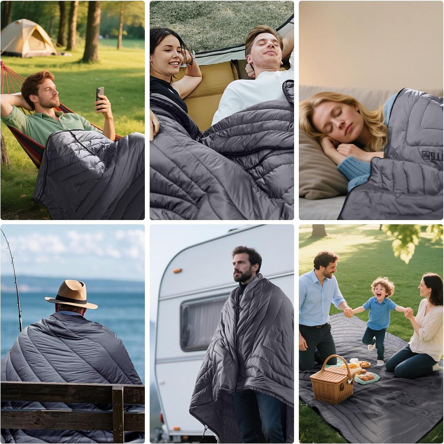 Manta de Camping 1TG Táctico Plegable 194.6x150cm 3M Thinsulate