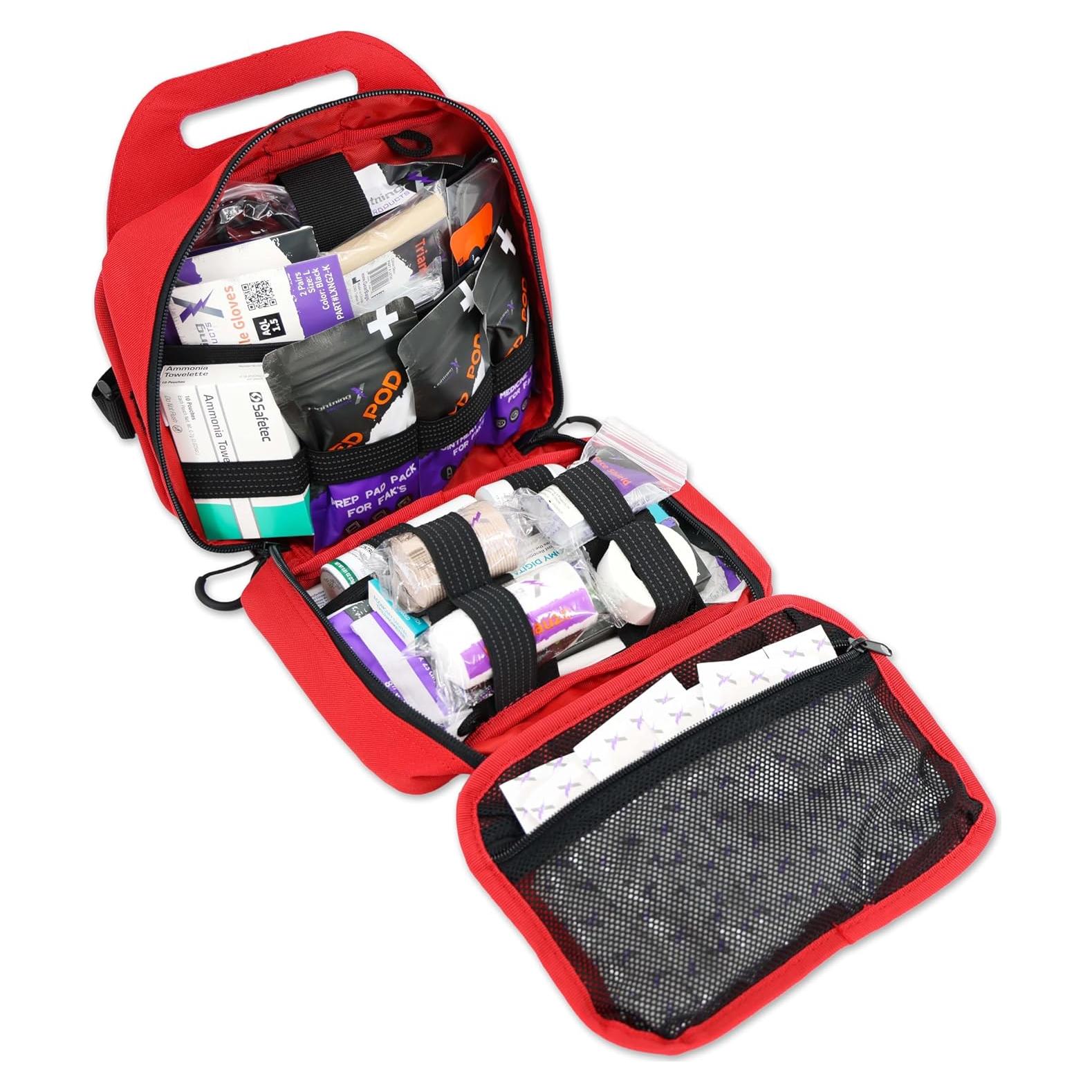 Kit de Primeros Auxilios Individual Lightning X Rojo 1.36kg