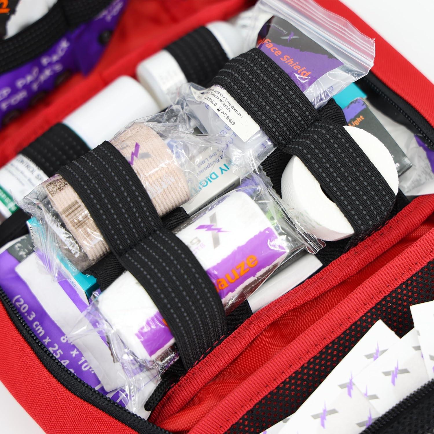 Kit de Primeros Auxilios Individual Lightning X Rojo 1.36kg