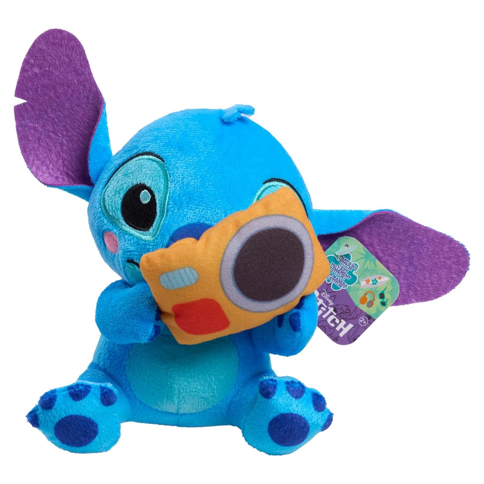 Peluche Disney Stitch con Cámara Just Play 17.78 cm