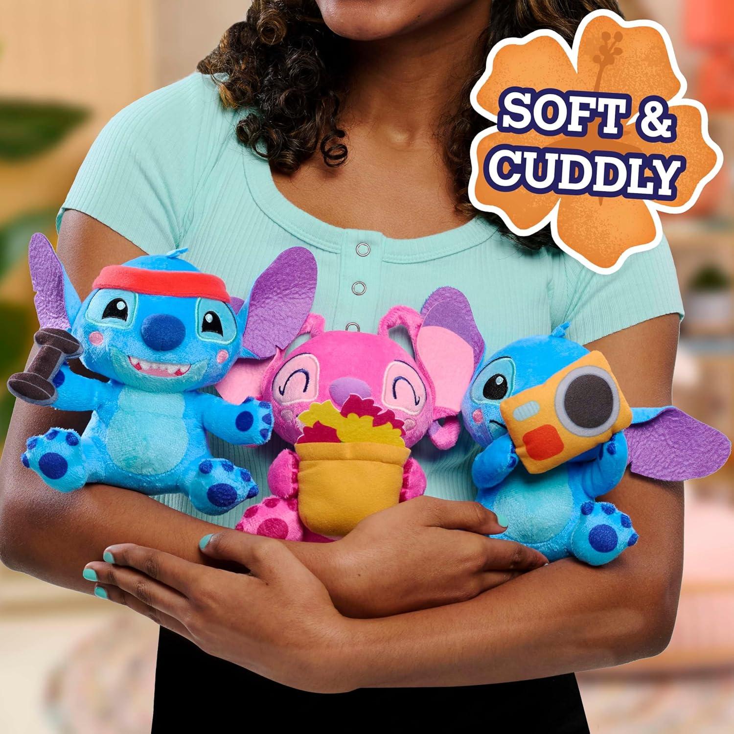 Peluche Disney Stitch con Cámara Just Play 17.78 cm