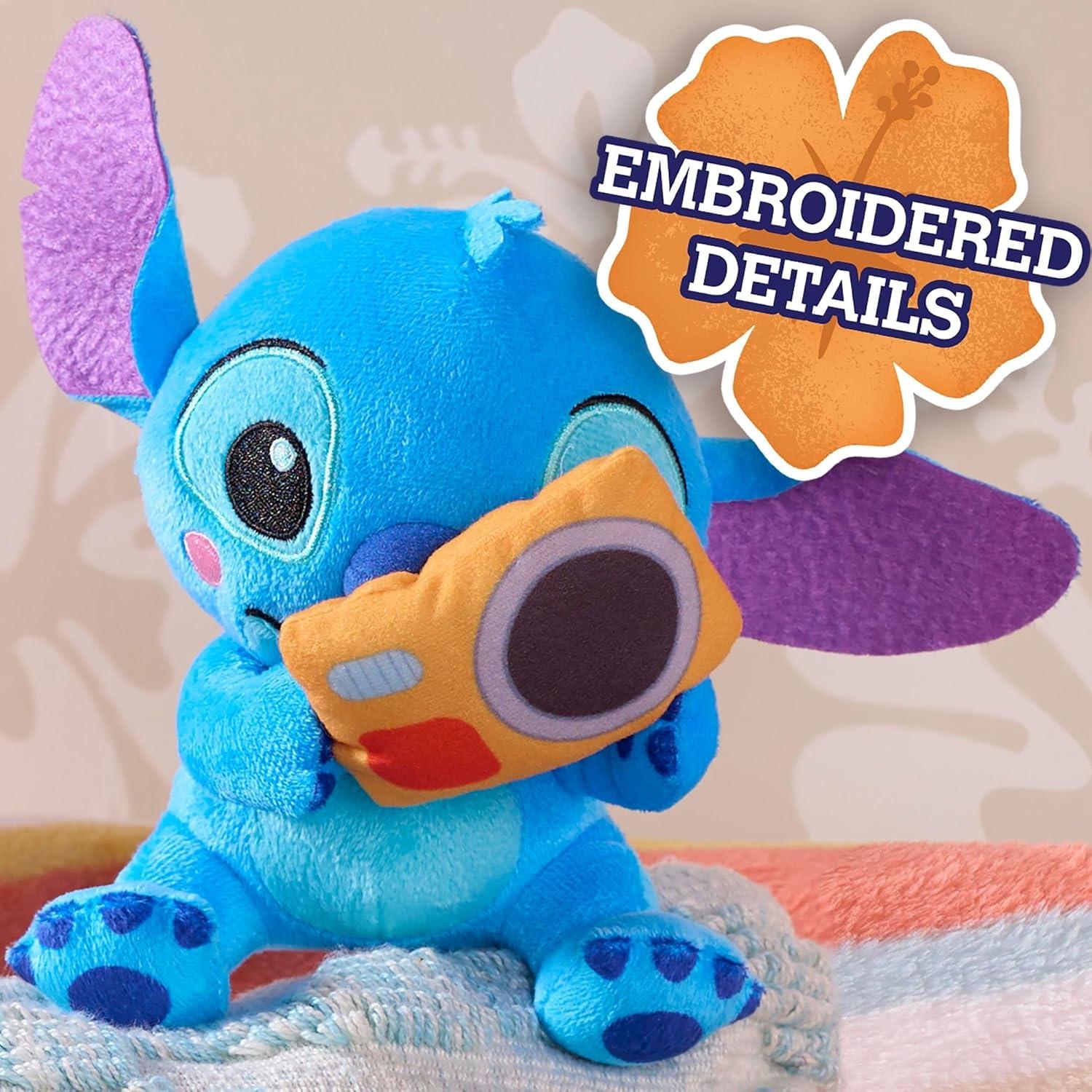 Peluche Disney Stitch con Cámara Just Play 17.78 cm