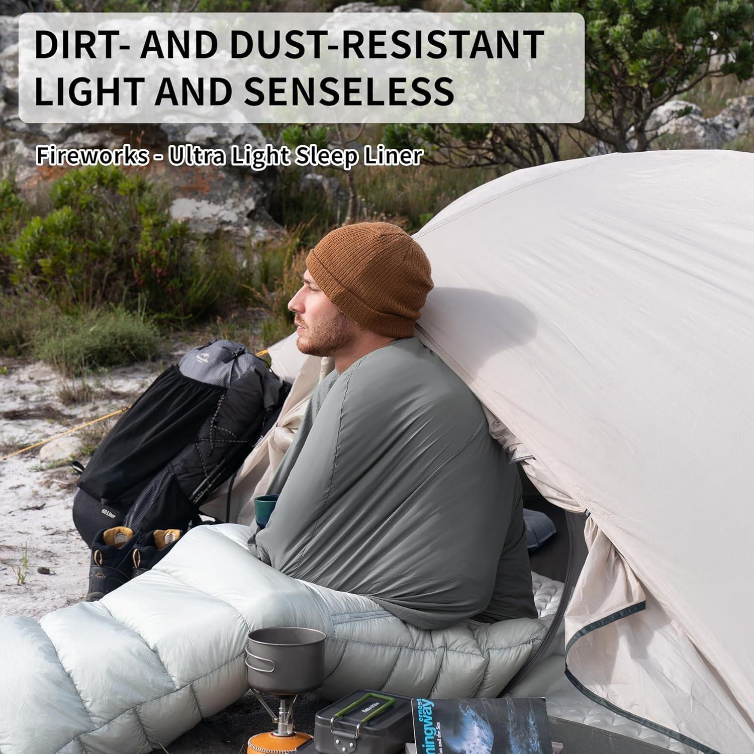 Forro de Saco de Dormir Naturehike ZY20 Ultraligero 127g