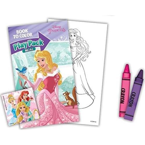 Paquete de Juego para Colorear Mini Princesas Disney Bendon