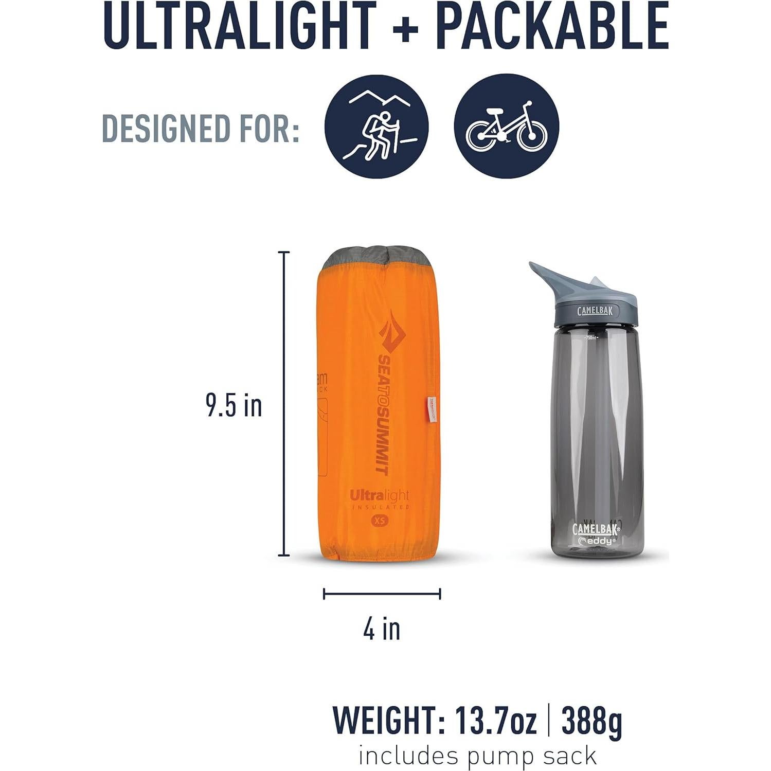 Colchón Inflable Aislado Ultraligero Sea to Summit X-Pequeño