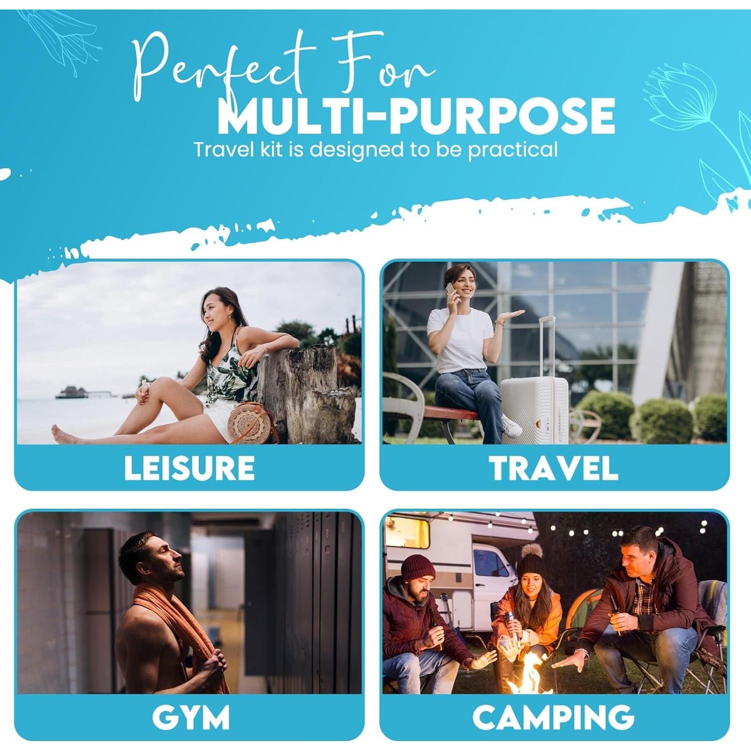 Kit de Ducha Personal Compacto pH Advantage - Higiene para Viajes