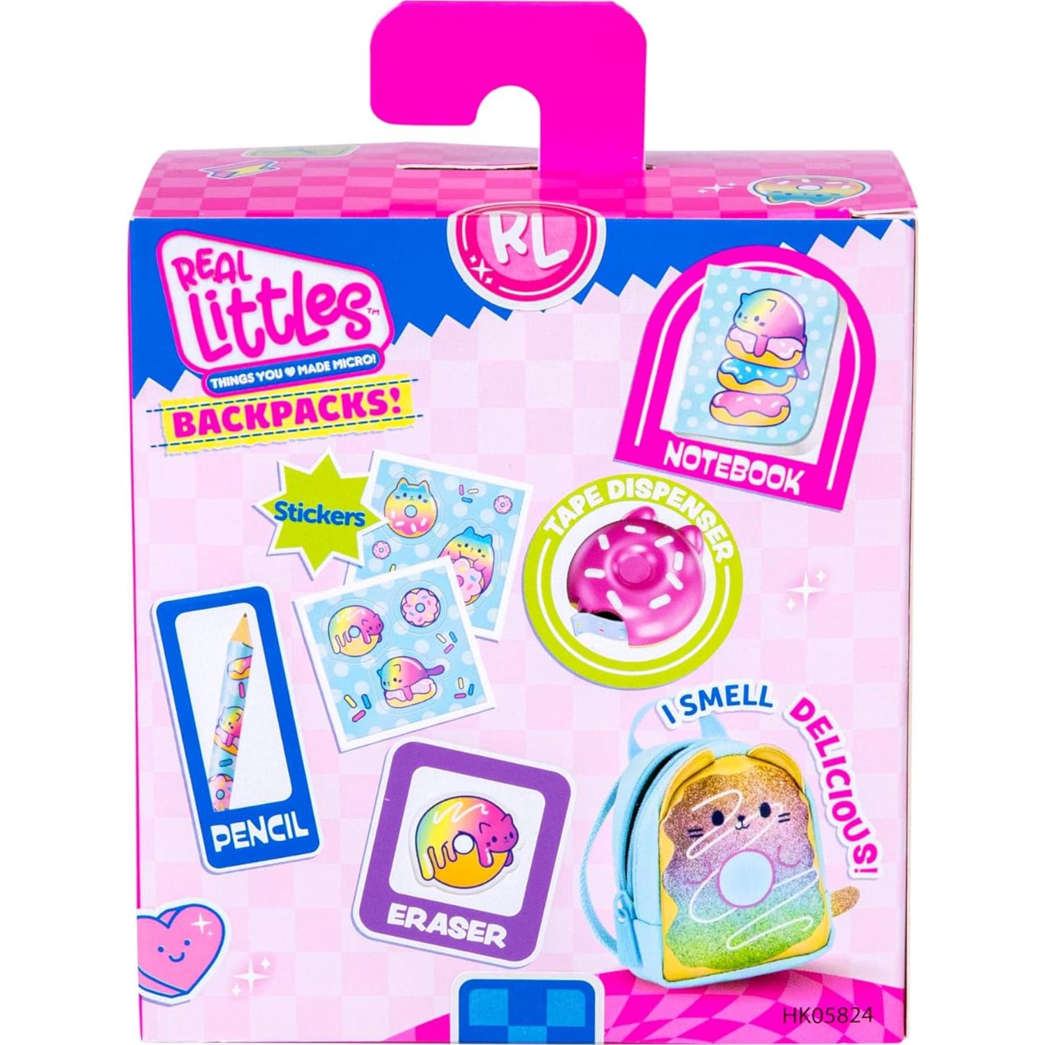 Mochilas Micro Sorpresa Aromáticas Real Littles - 5 Sorpresas