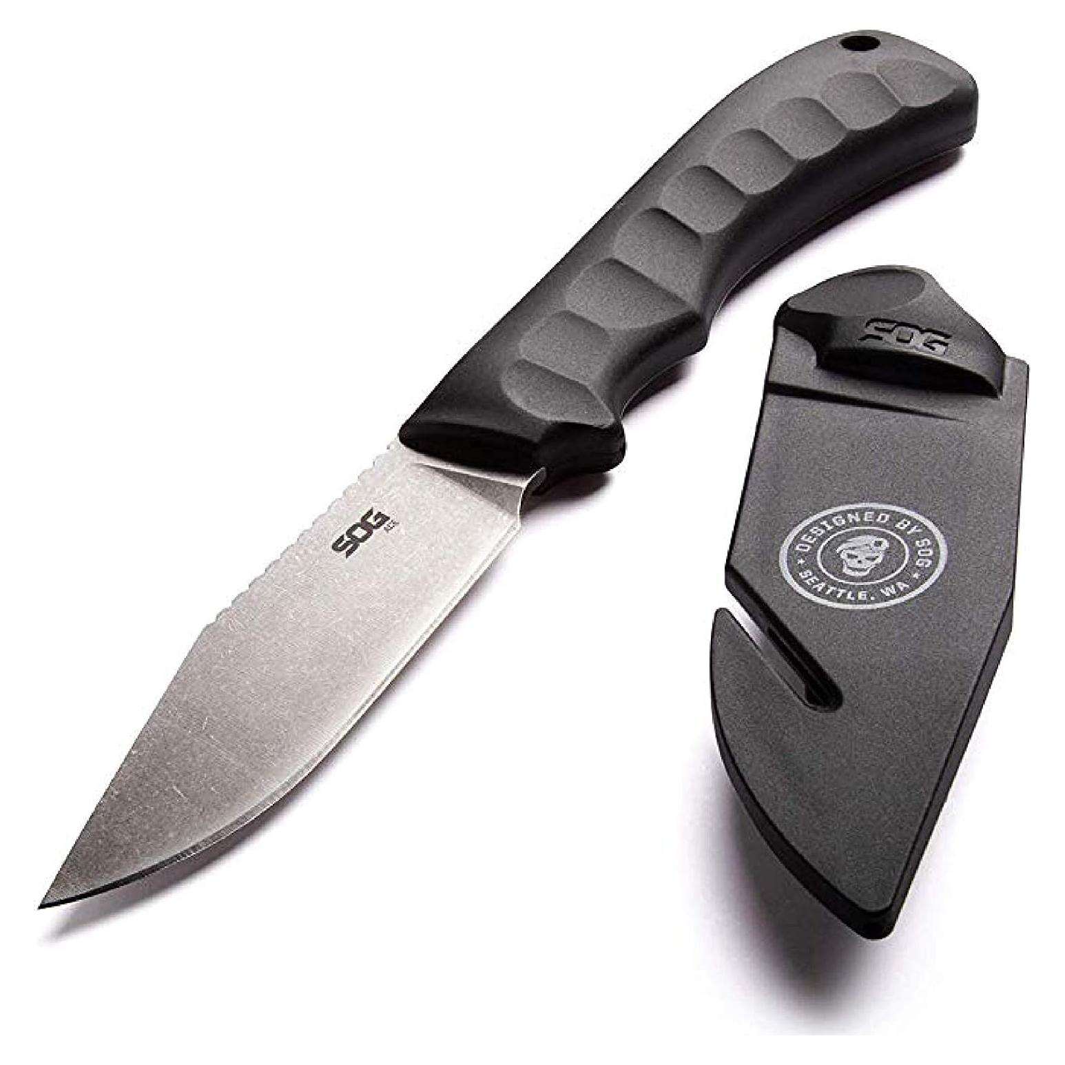 Cuchillo de Supervivencia SOG Ace con Funda Negra 21.8 cm