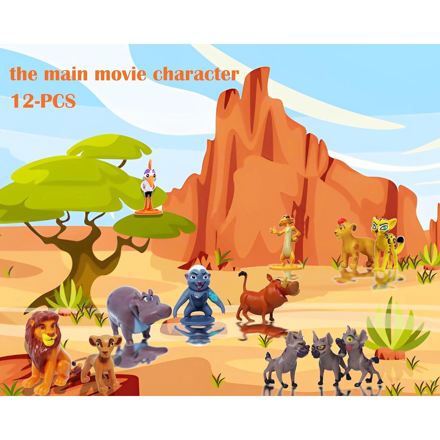 Set de Muñecos Rey León CNIUETYR PVC 12 Piezas 5 cm