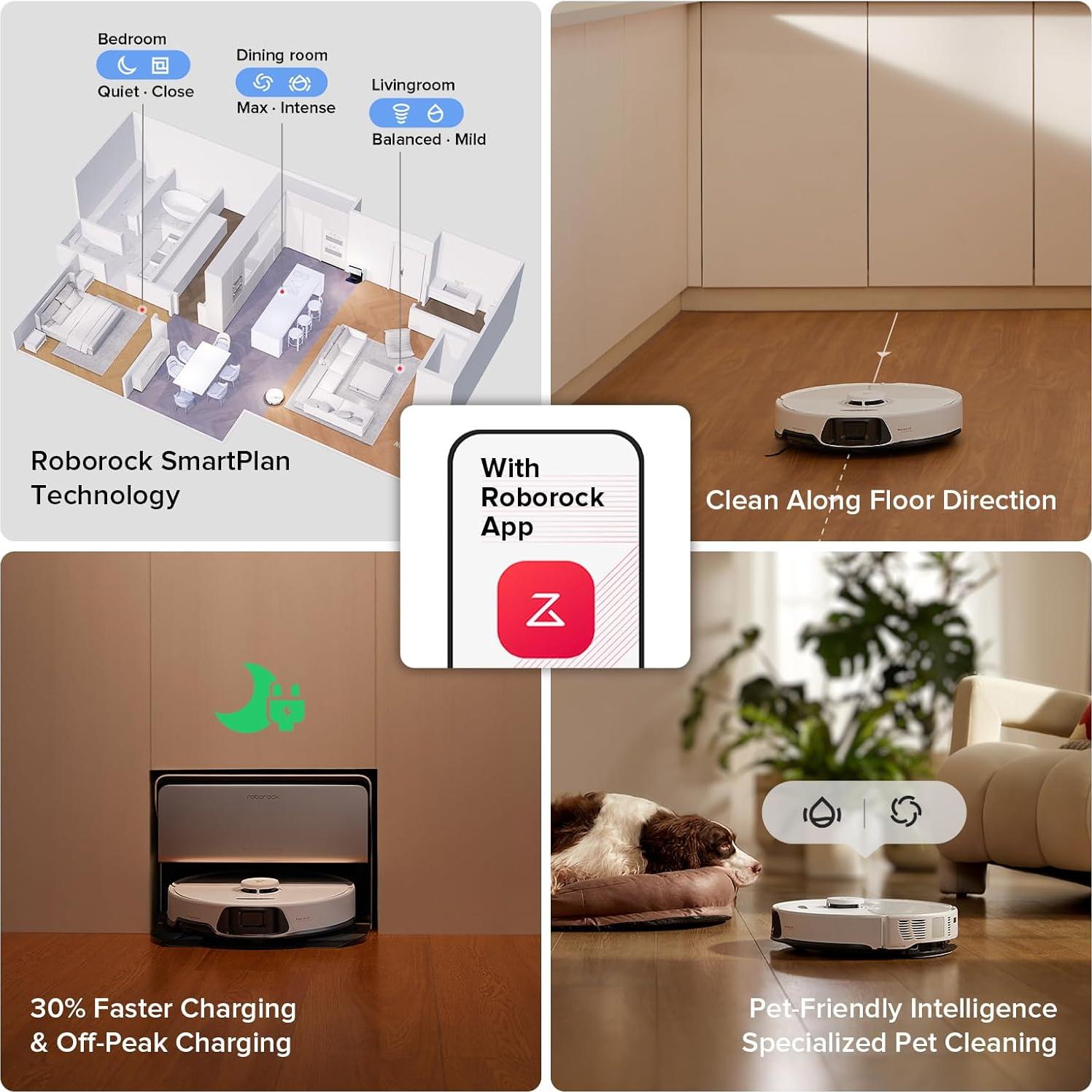 Aspiradora Robot Roborock S8 Max Ultra 8000Pa Blanco