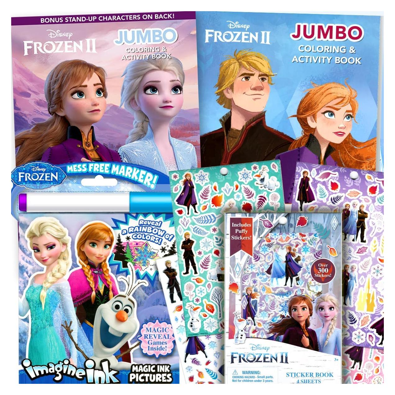 Set de Colorear Disney Frozen 2 - 2 Libros + Pegatinas