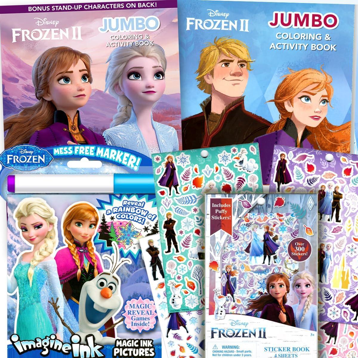 Set de Colorear Disney Frozen 2 - 2 Libros + Pegatinas