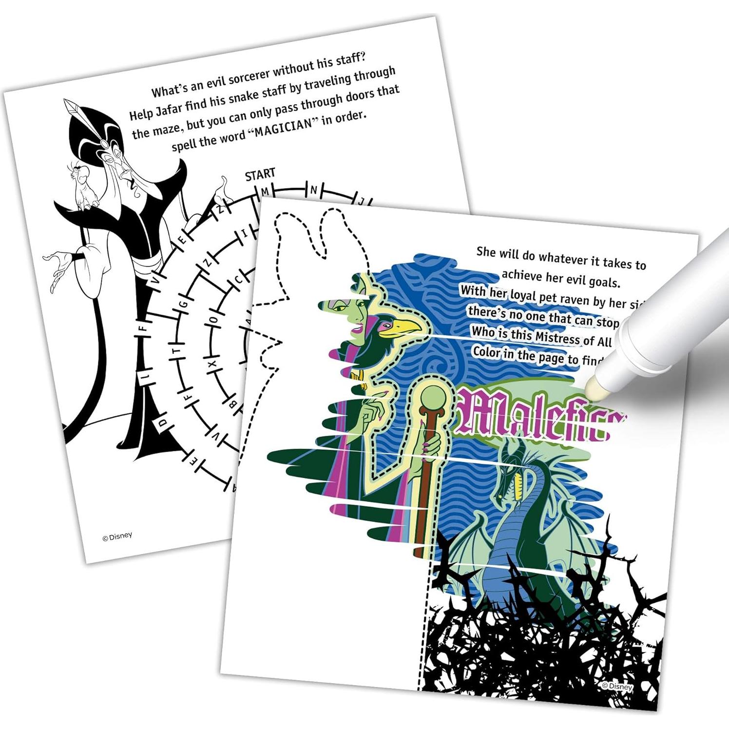 Libro para Colorear Disney Villanos Bendon 50490 con Marcador