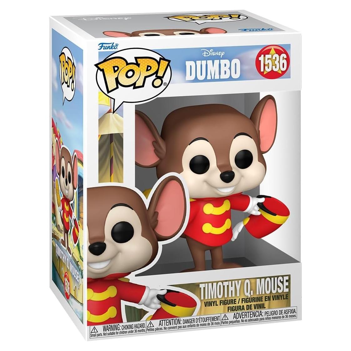 Figura Funko Pop Timothy Q. Mouse Disney 9.5 cm Coleccionable