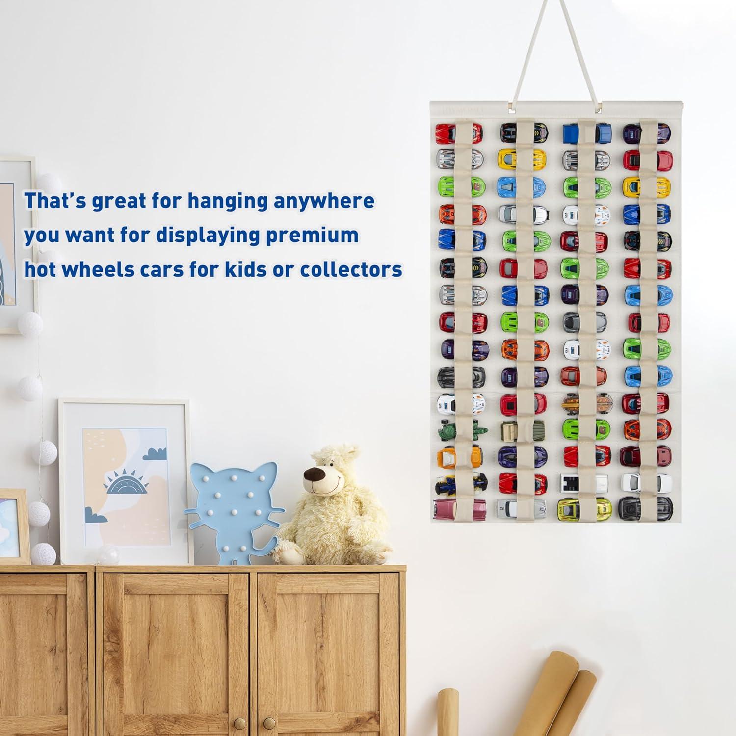 Organizador Colgante JOYMOMO para 60 Coches de Juguete