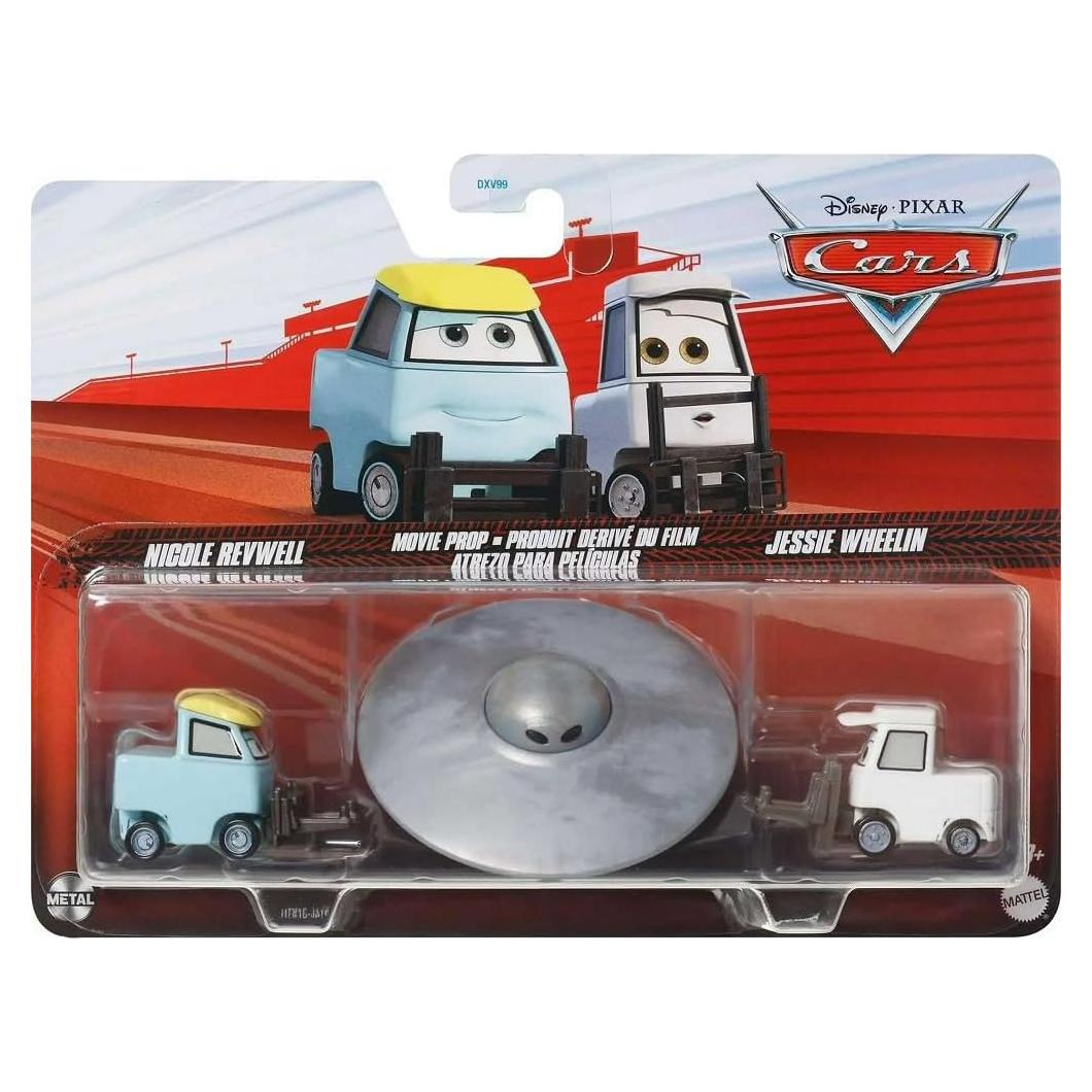 Paquete 2 Autos Metal Disney Pixar Cars - Nicole Reywell & Jessie Wheelin