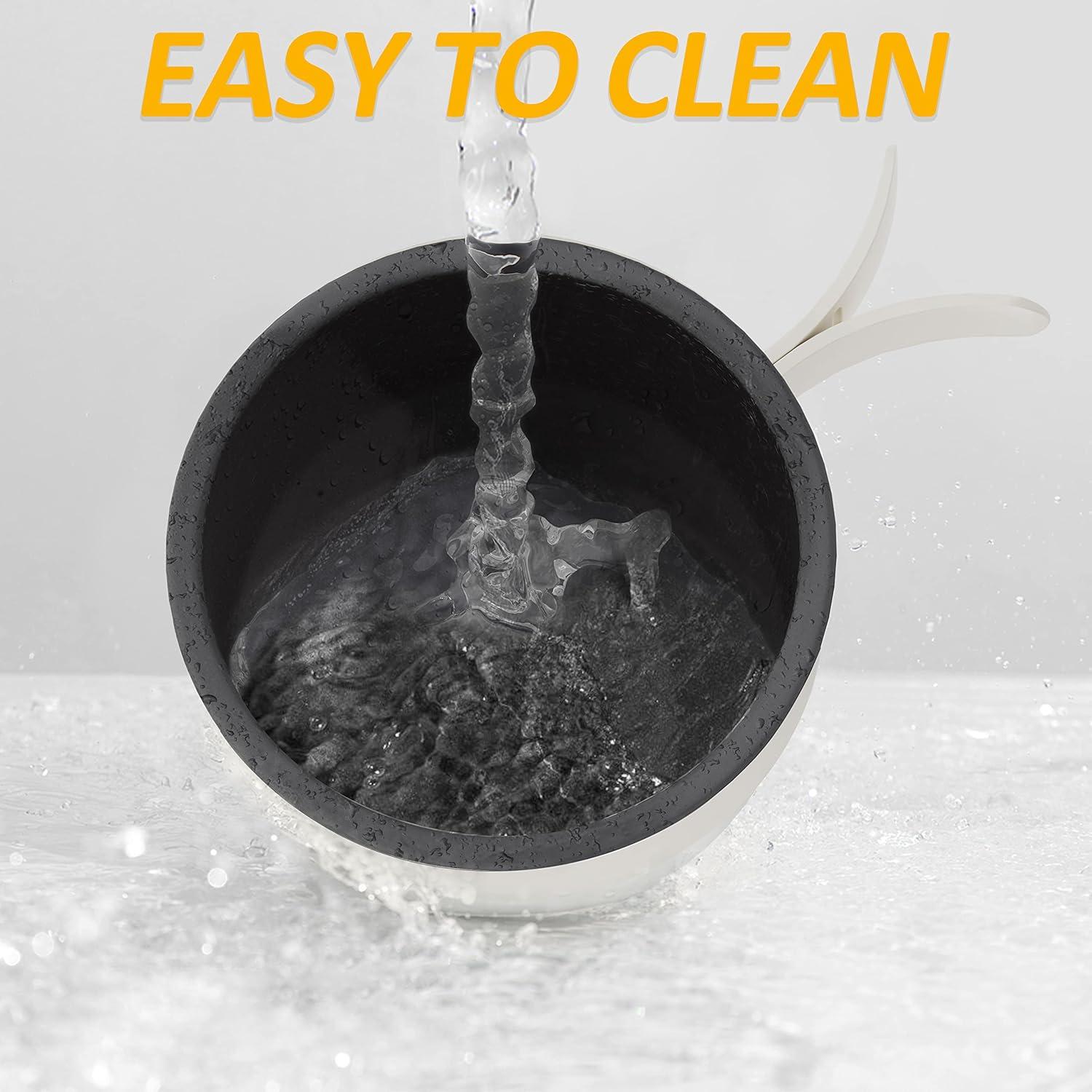 Cocina Eléctrica HYTRIC 2L Antiadherente Portátil con Mango Plegable