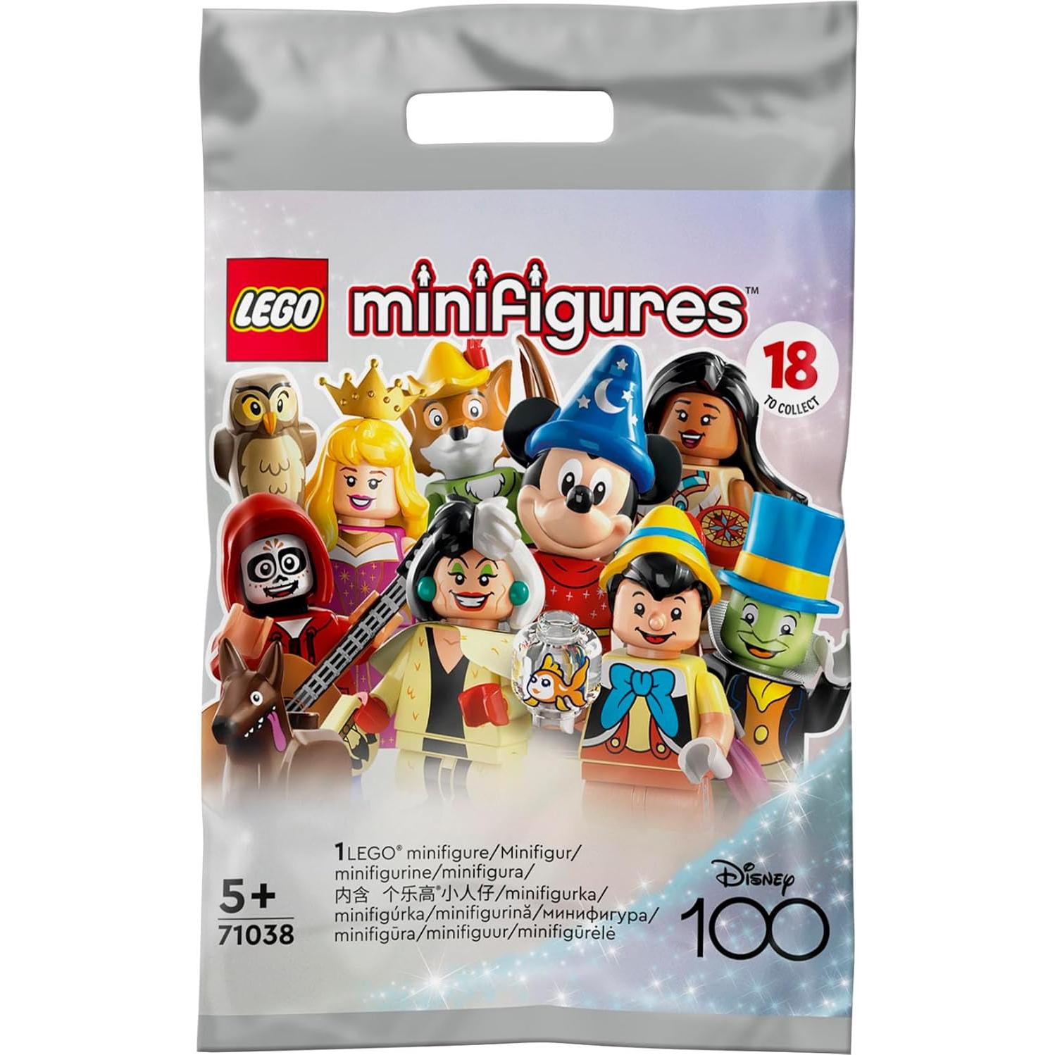 LEGO Minifiguras Disney 100 - Elige 1 de 18 Figuras 71038
