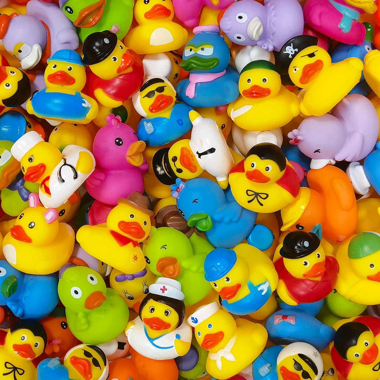 Patitos de goma Arttyma surtidos para baño - Paquete de 30