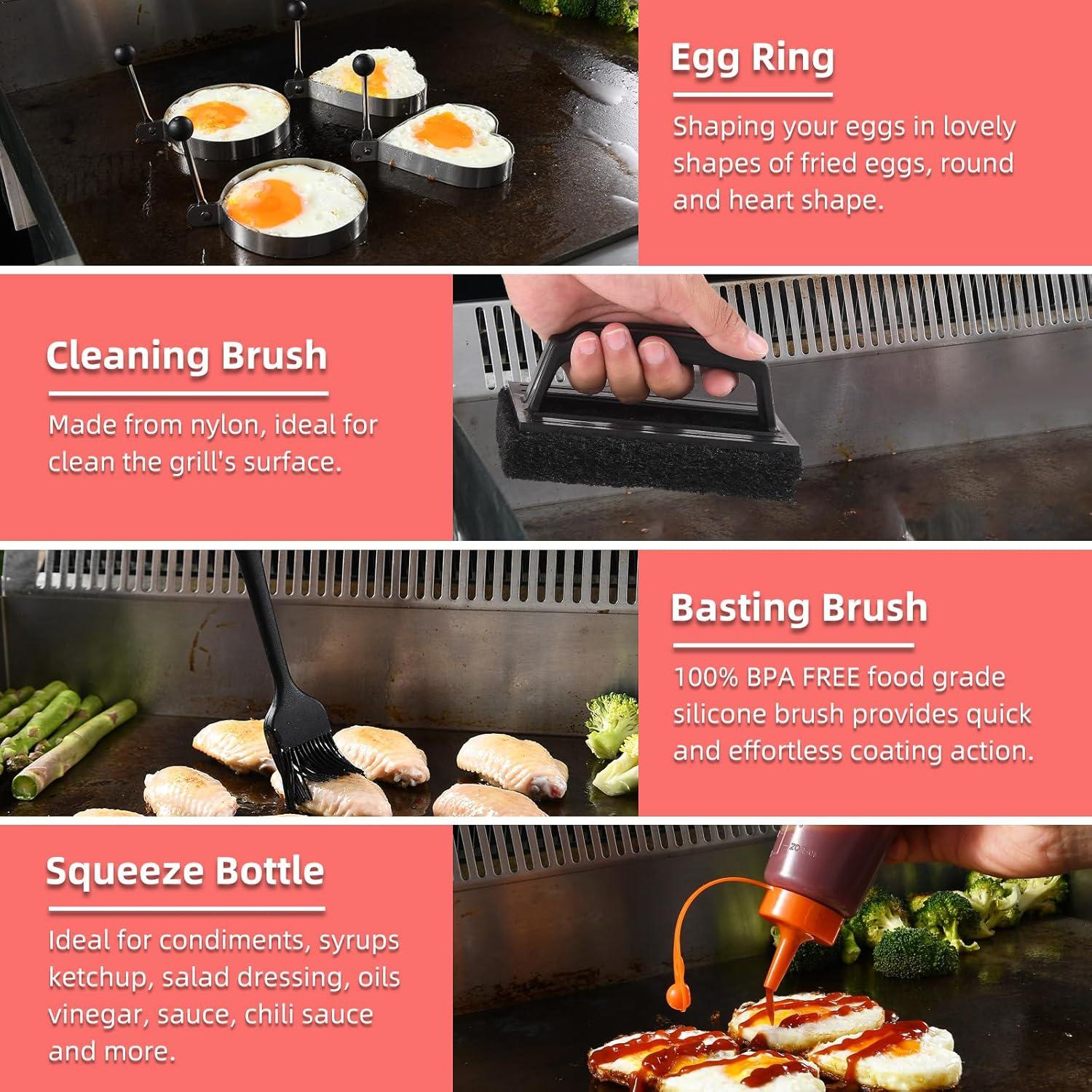 Kit de Accesorios para Parrilla VIKEYHOME 28 Piezas