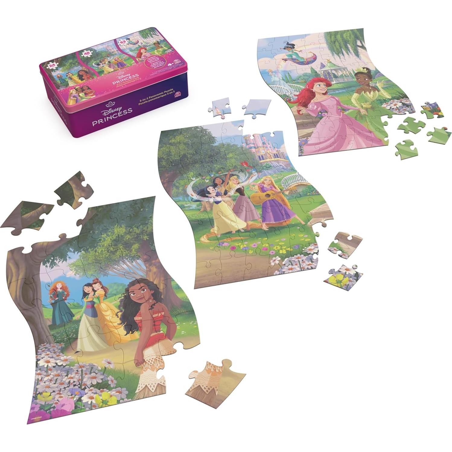 Rompecabezas Panorámico 3 en 1 Spin Master - 24, 48 y 63 Piezas