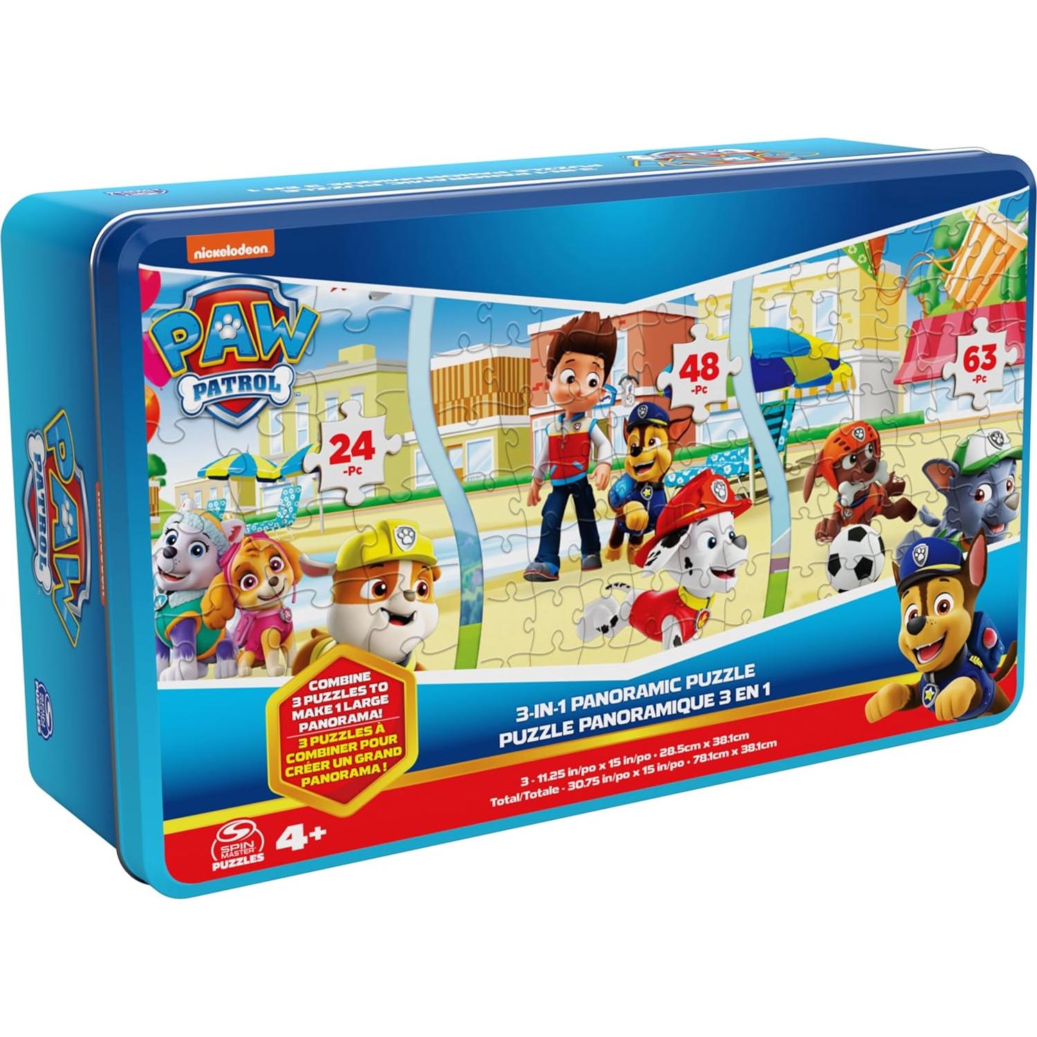 Rompecabezas Panorámico 3 en 1 Spin Master - 24, 48 y 63 Piezas