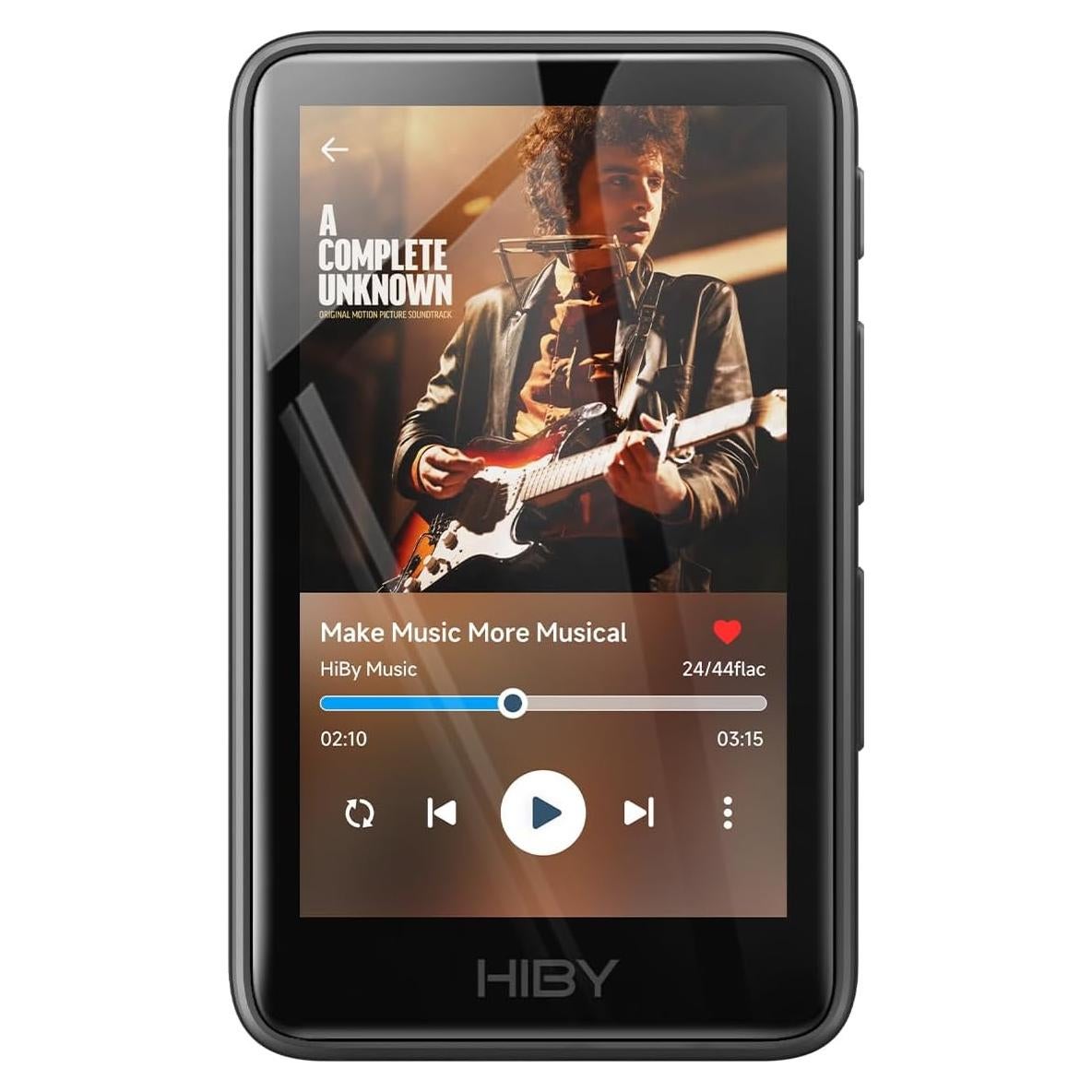 HiBy R1 HiFi MP3 Player with Bluetooth 5.1 Hi-Res Audio Certified DSD 256 Native Tidal Qobuz Player MSEB Tuning 3”Touchscreen 2TB Expanded Memory（Standard）
