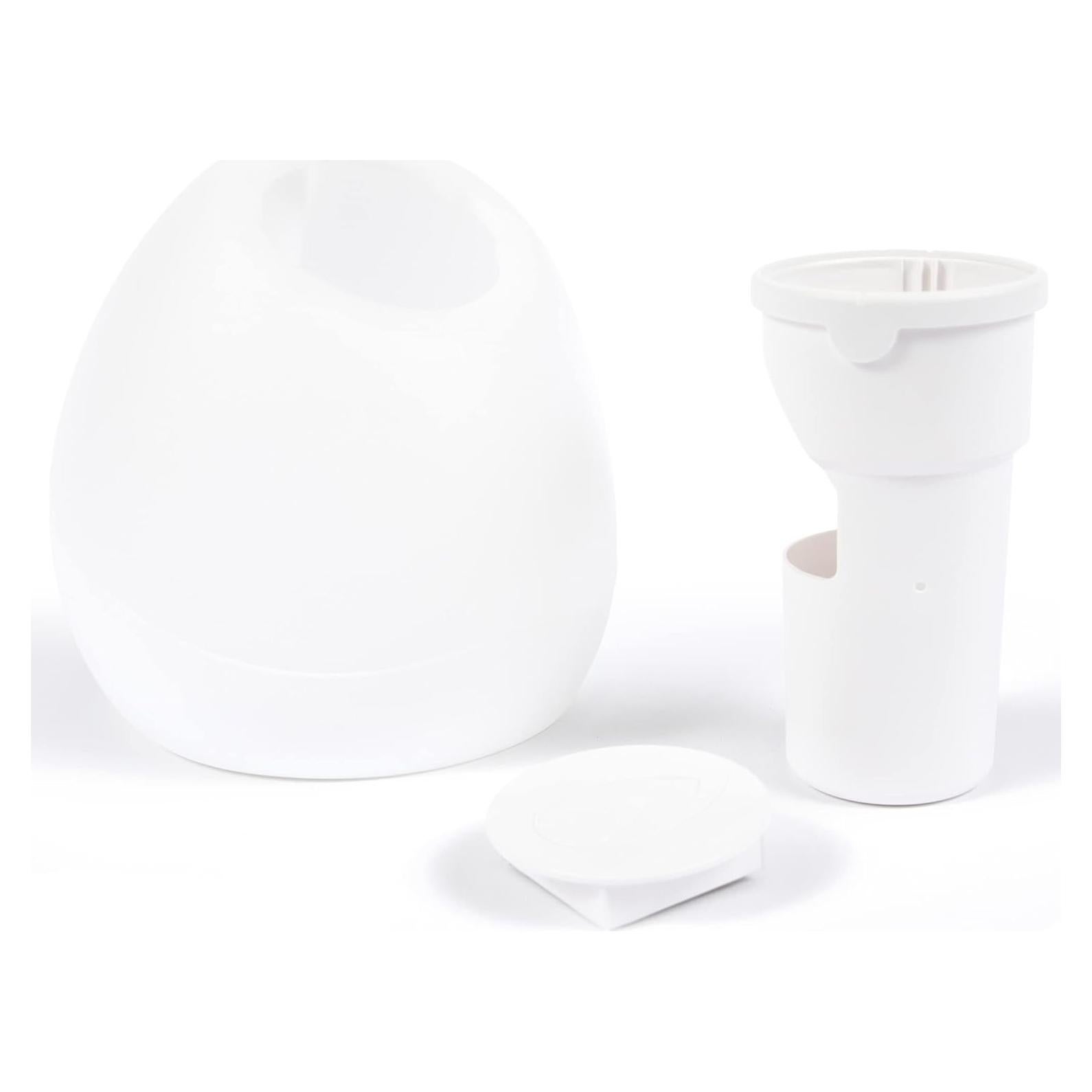 Gardyn Vase Complete Kit-Cauliflower White | Designed for use with Gardyn Hydroponics Growing System Kits & Vertical Garden Hydroponic Gardens | Bring Gardyn’s Indoor Plants to All Areas of Your Home
