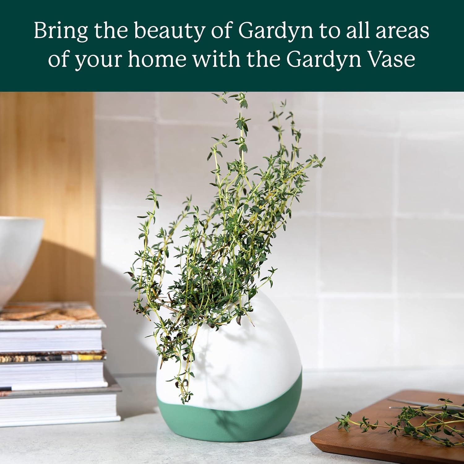 Gardyn Vase Complete Kit-Cauliflower White | Designed for use with Gardyn Hydroponics Growing System Kits & Vertical Garden Hydroponic Gardens | Bring Gardyn’s Indoor Plants to All Areas of Your Home