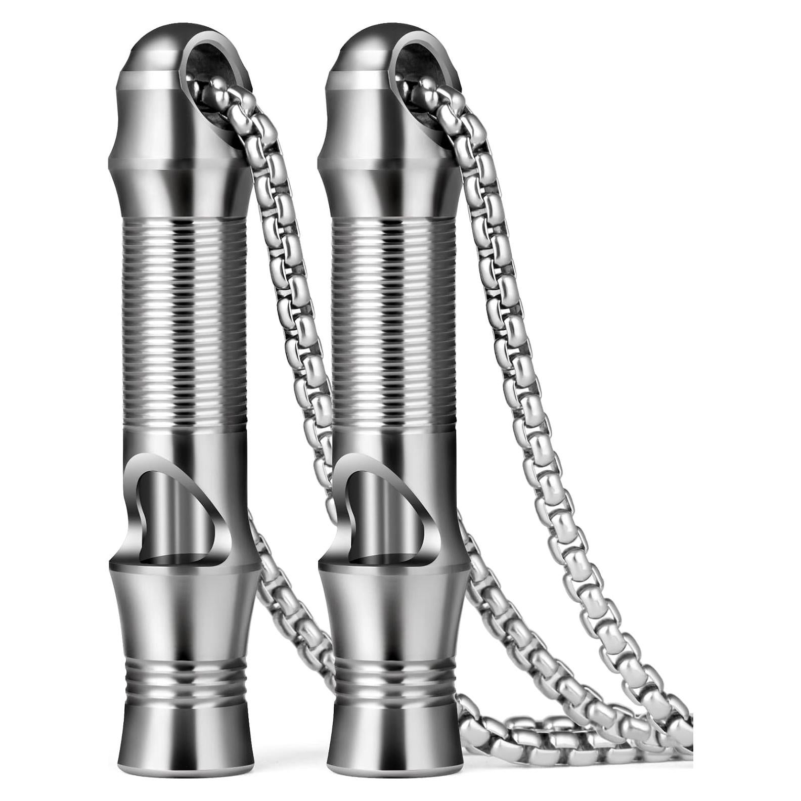 Silbato de Emergencia TISUR de Titanio 120dB - 2 Piezas