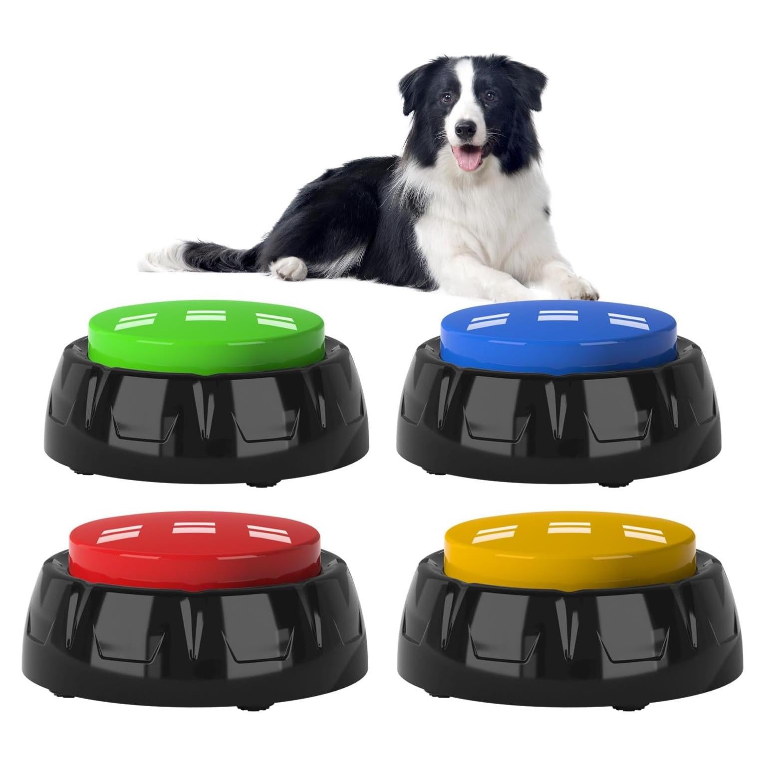 Botones de Grabación de Voz para Mascotas ipawspace - Set de 4