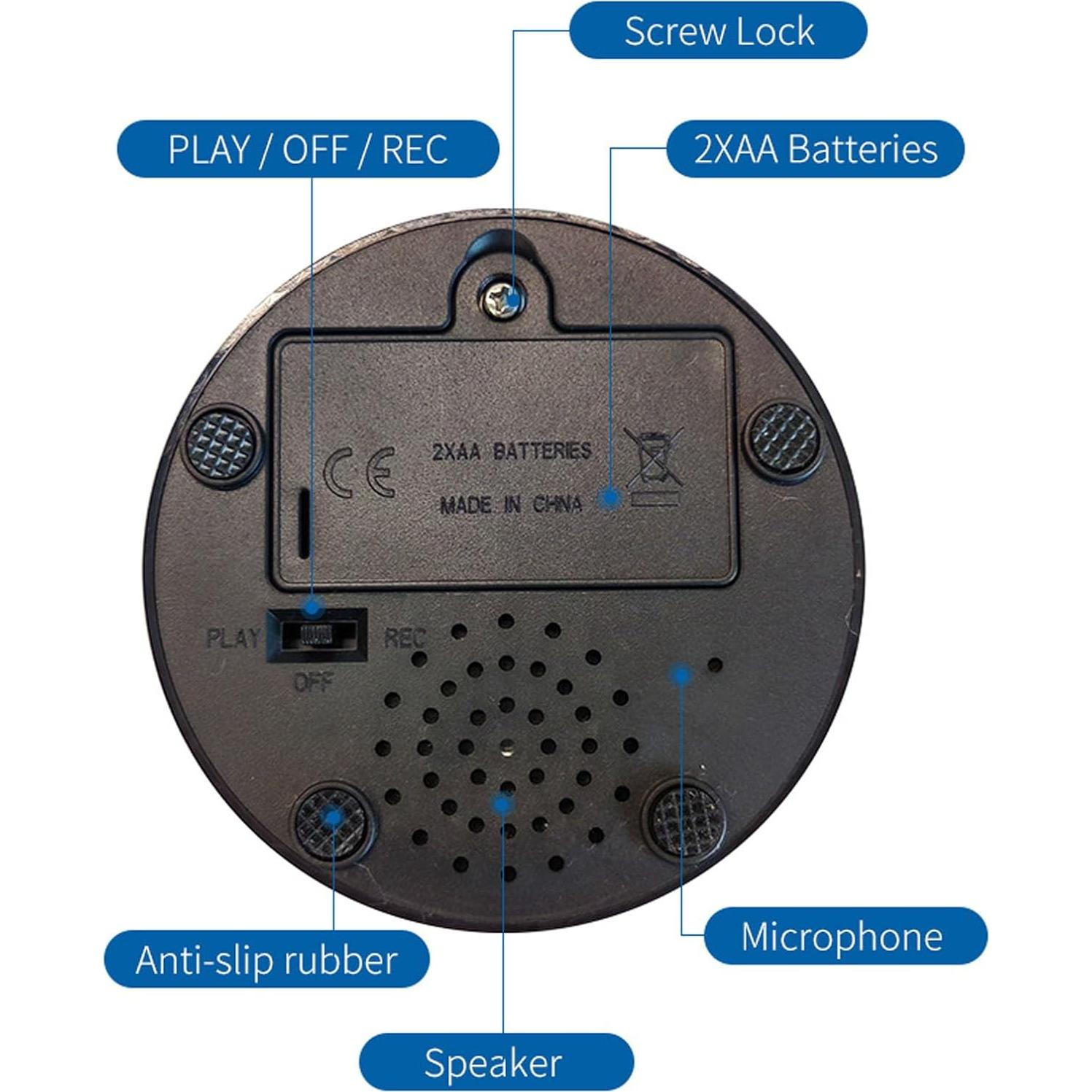 Botones de Grabación de Voz para Mascotas ipawspace - Set de 4