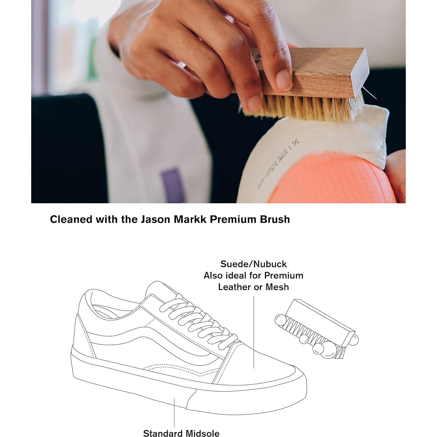 Jason Markk Shoe & Sneaker Care, Shoe Cleaner, Cleans & Conditions Footwear