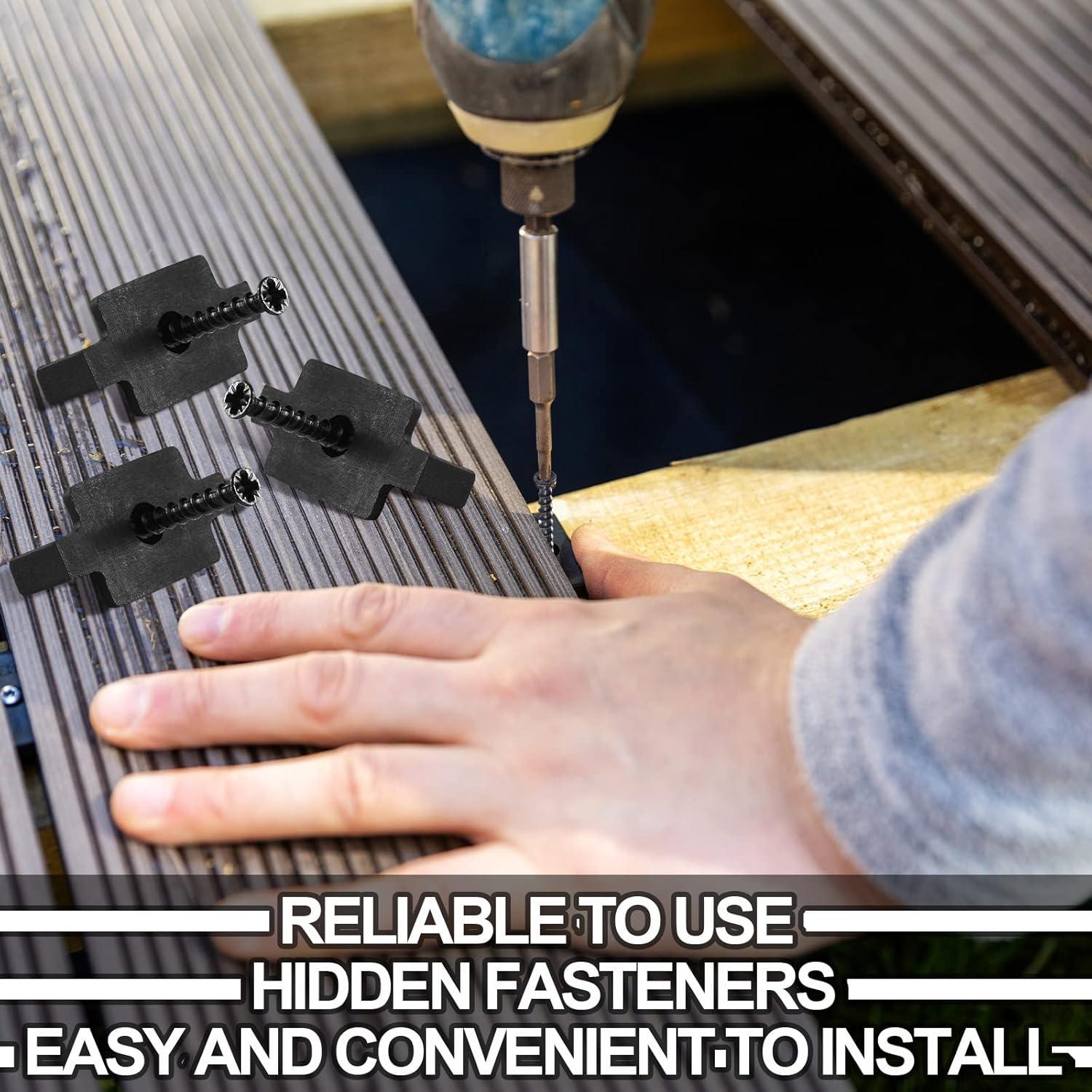 Clips de Nylon para Deck Bucherry - 200 Sujetadores Ocultos