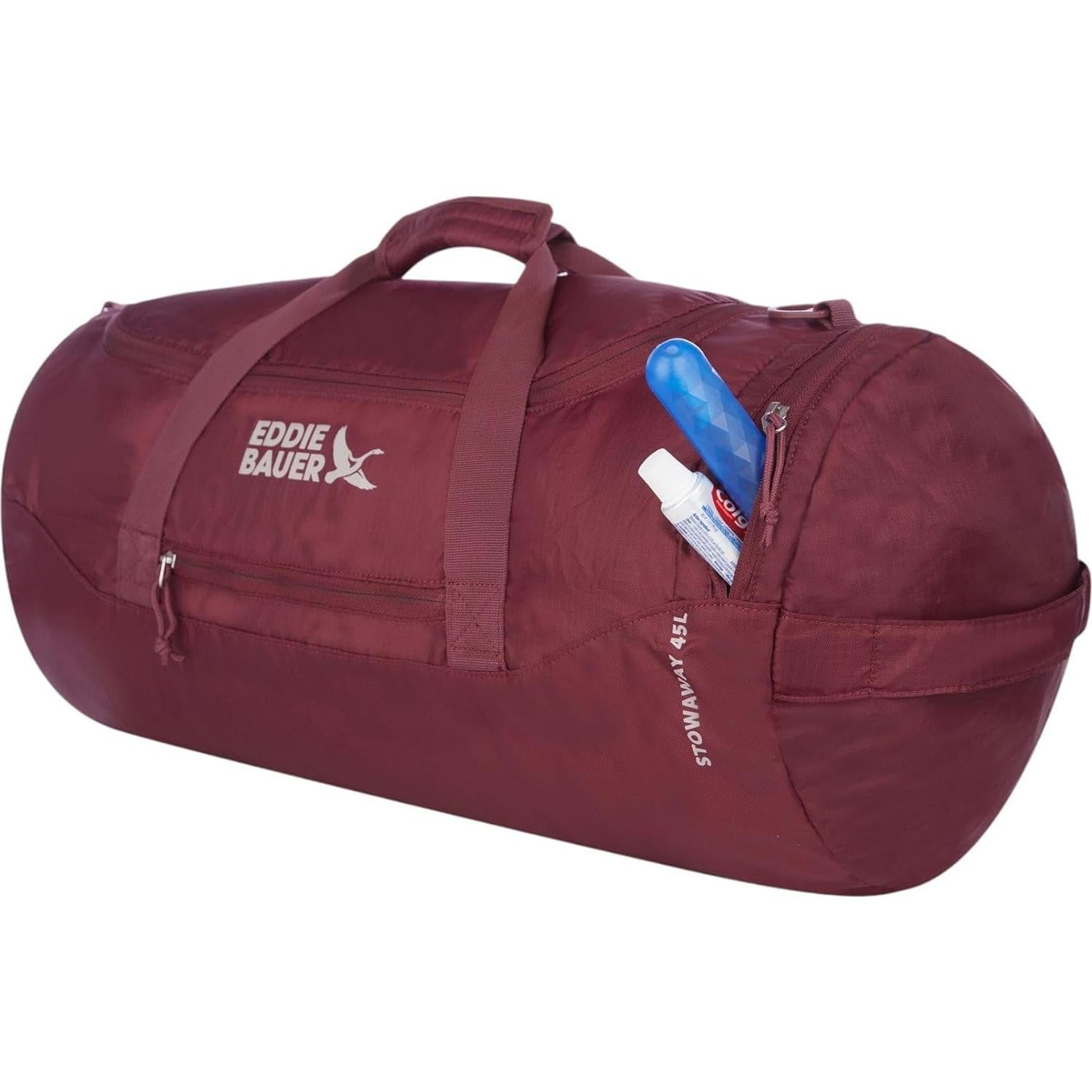 Bolsa de Viaje Plegable Eddie Bauer Stowaway 45L Duradera