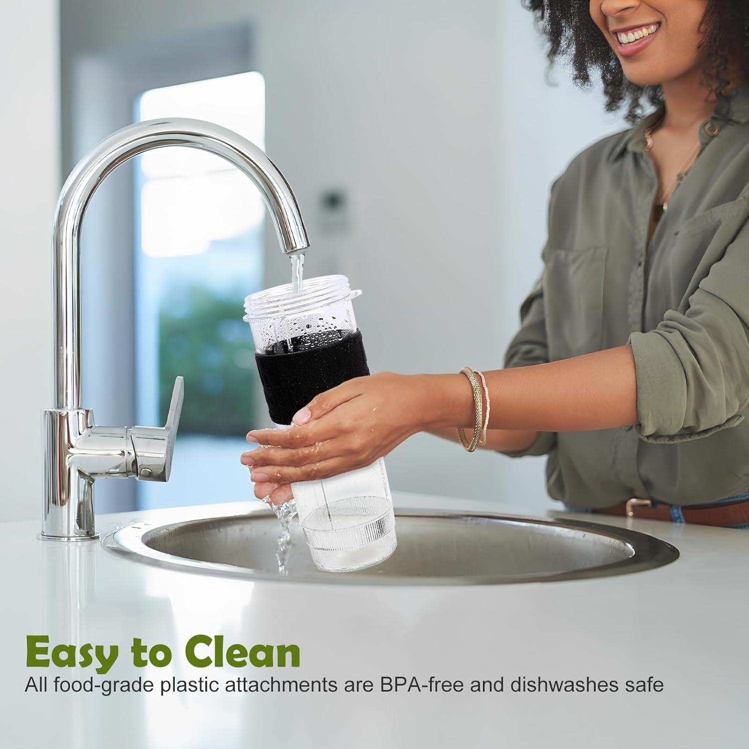 Licuadora Goelunmy 700W 3 en 1 con Procesador 1.5L