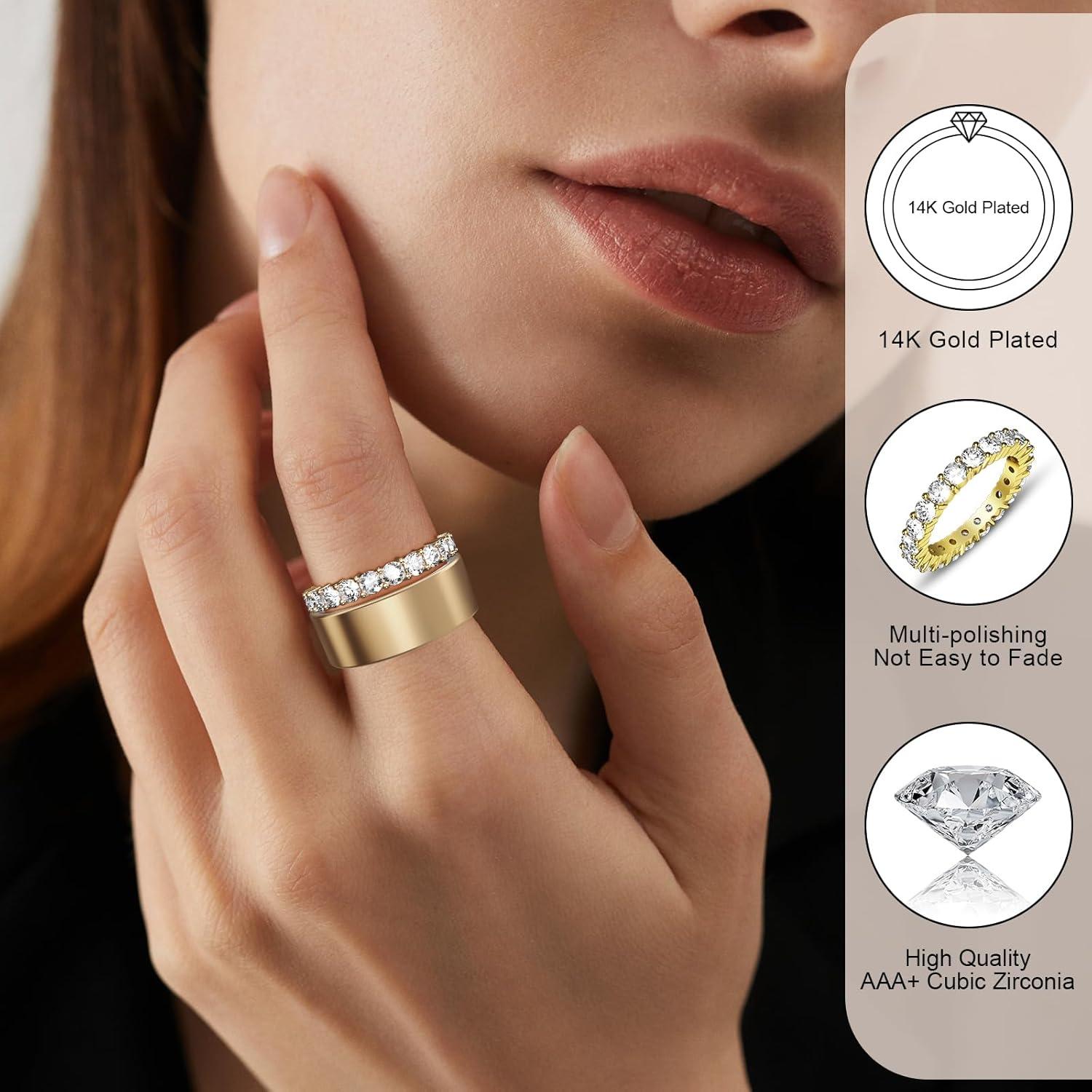 Anillo Apilable Oro 14K para Oura Ring Gen 4/3 - Tamaño 5-10