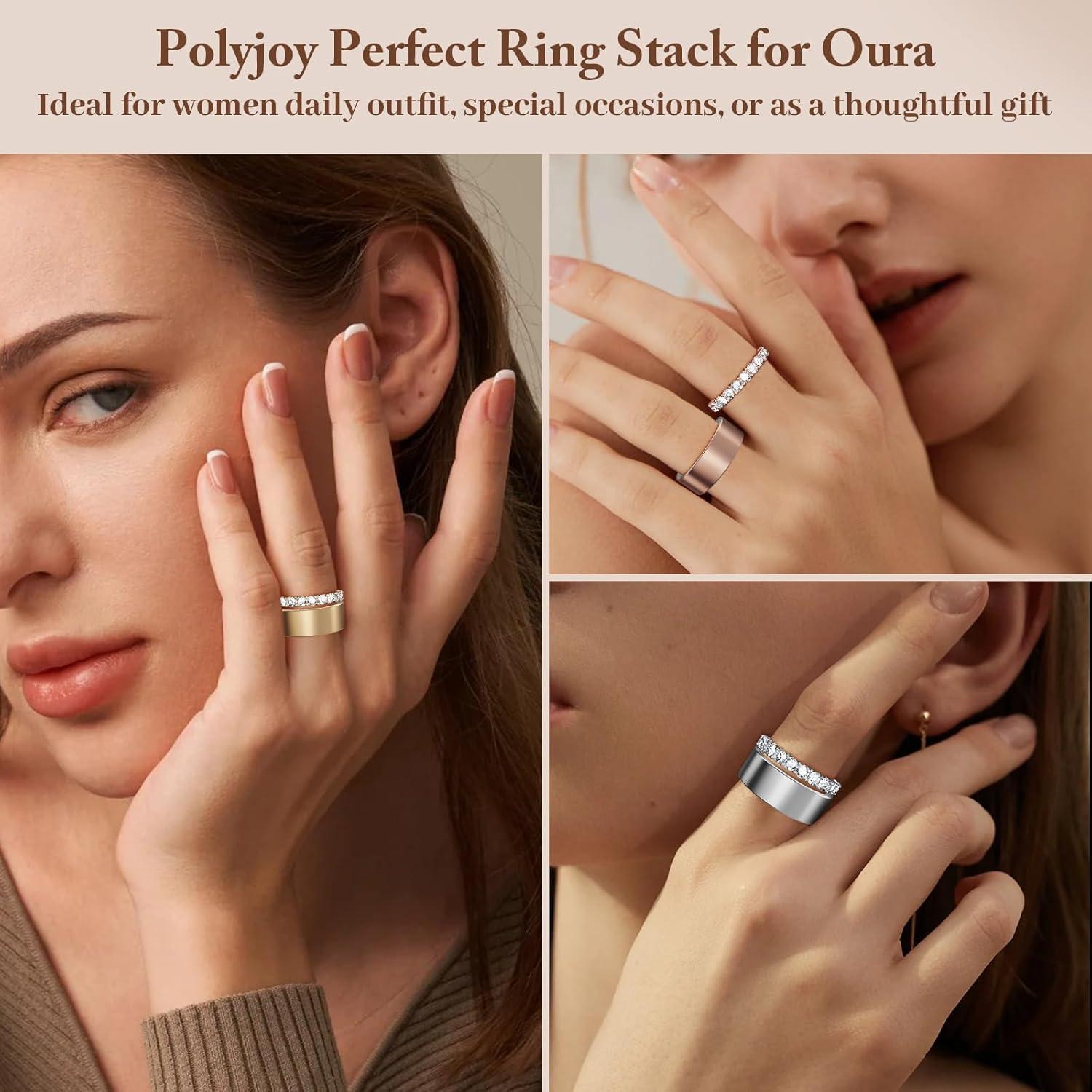 Anillo Apilable Oro 14K para Oura Ring Gen 4/3 - Tamaño 5-10